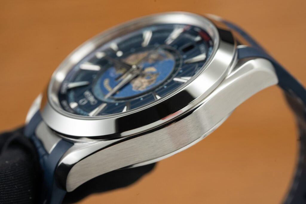 Omega Best Replica Watch Seamaster Aqua Terra Blue Dial Rubber Strap 43mm