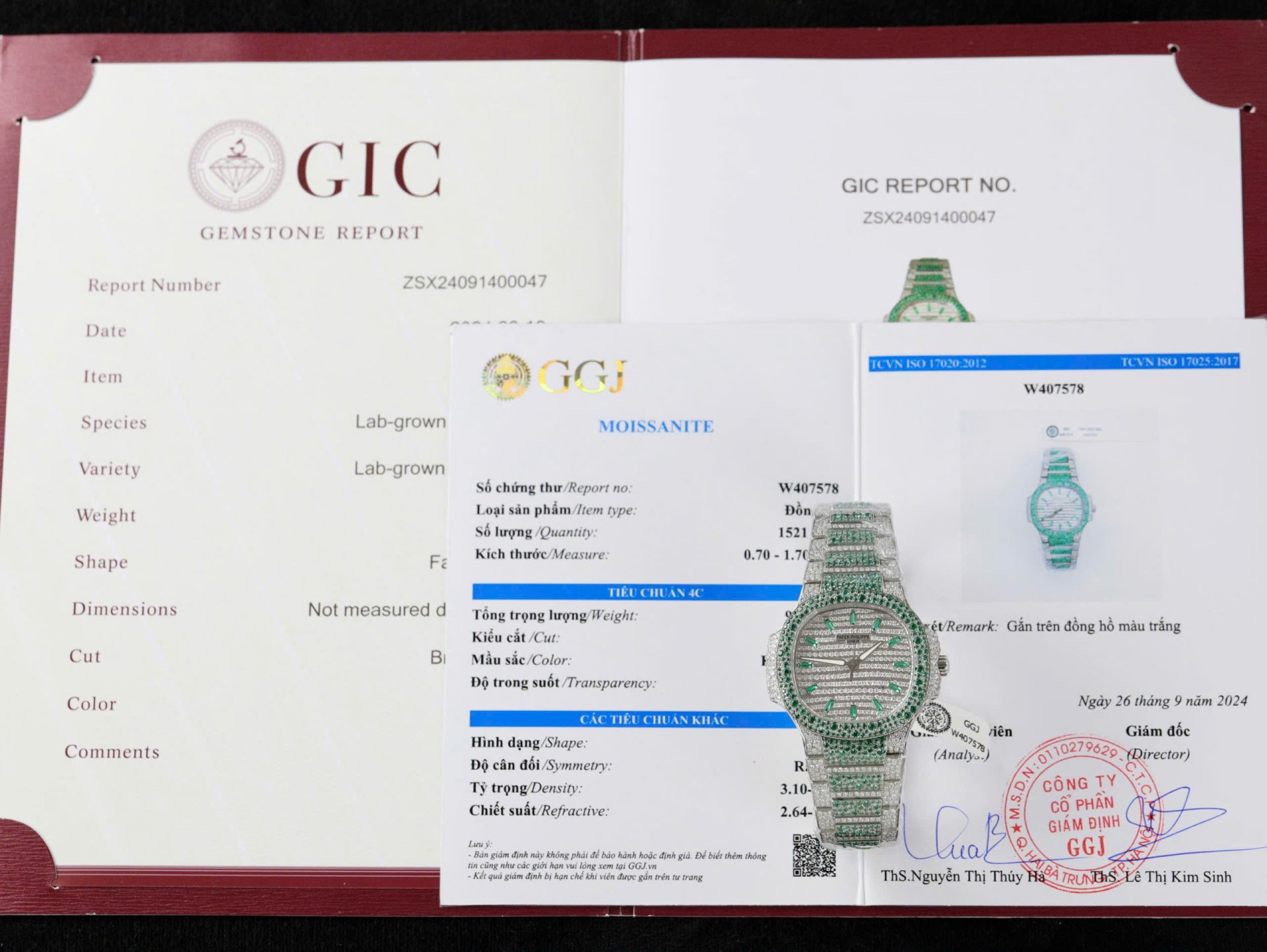 Patek Philippe Best Copies Watch Nautilus 7118 Custom Diamonds Moissanite Hong Kong 35.2mm