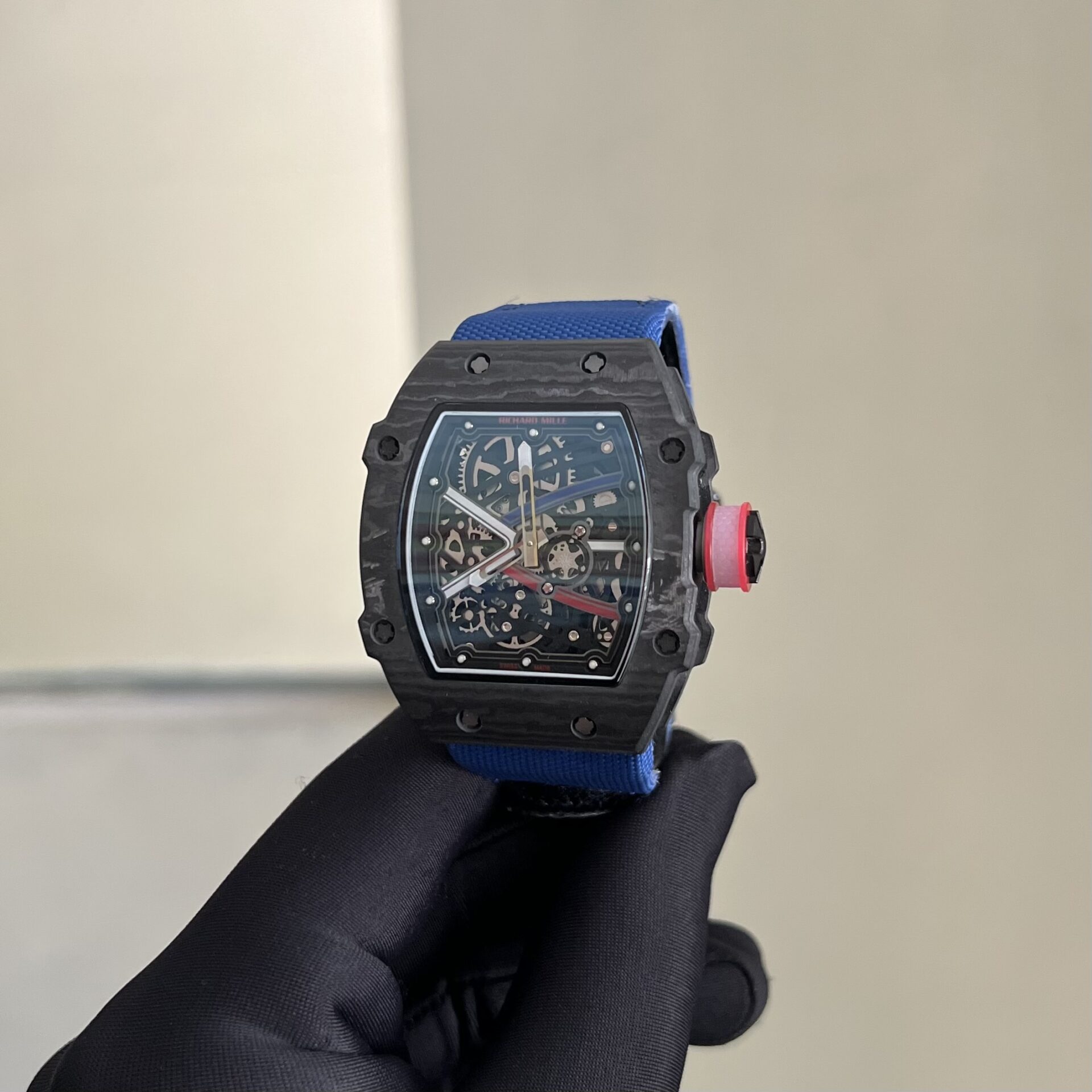Richard Mille Fake Watch RM67-02 Carbon Shell Automatic 39x48mm