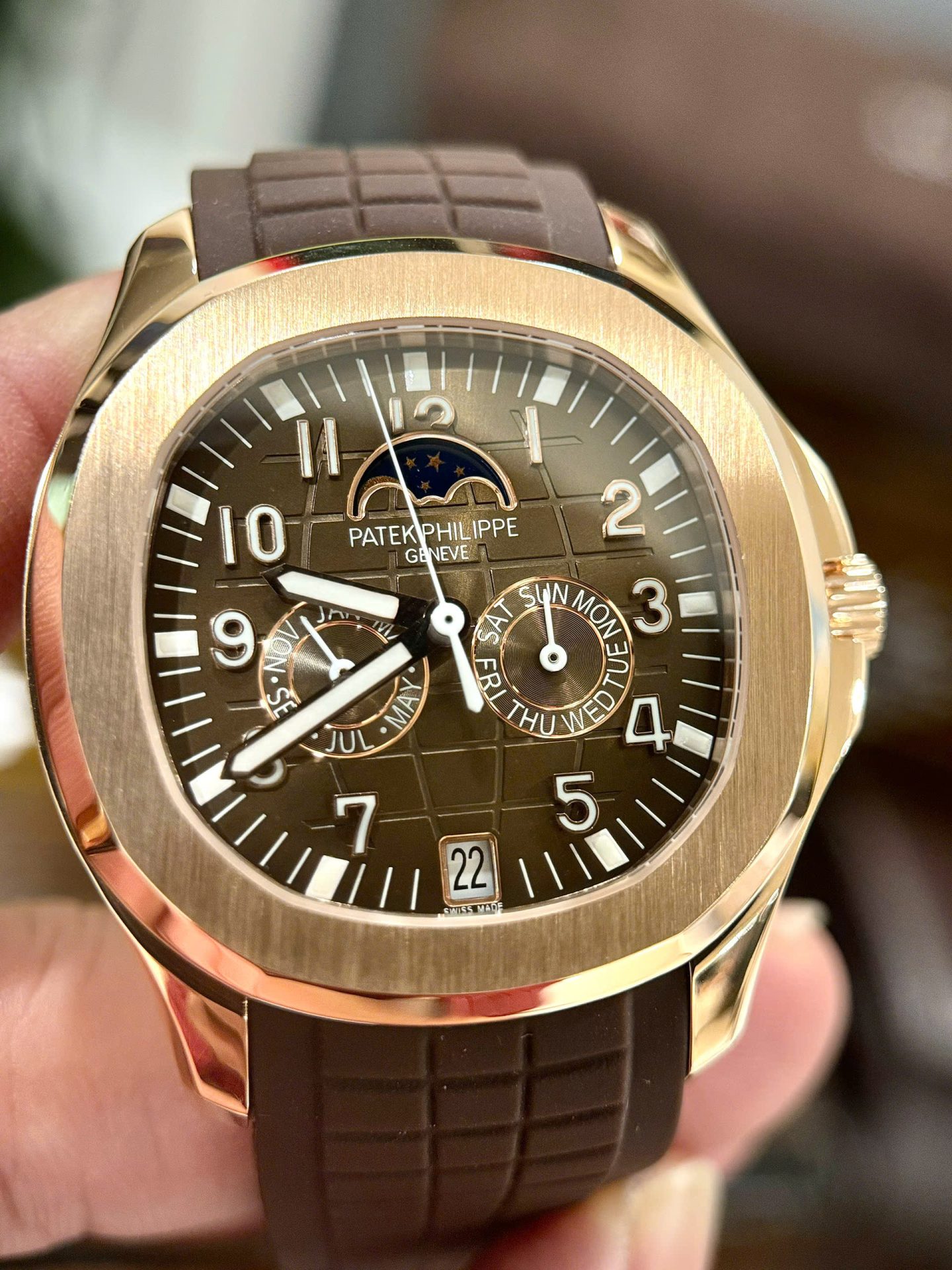Patek Philippe Aquanaut 5261R Best Replicas Chocolate Dial Automatic Swiss Movement 40mm