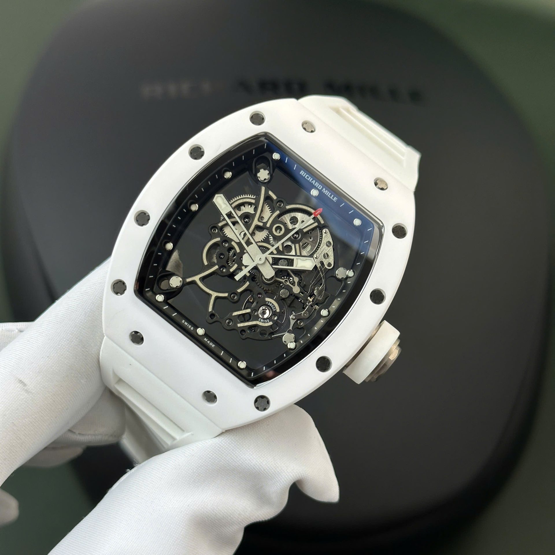 Richard Mille RM055 Bubba Watson Best Replica Watch White Ceramic BBR Factory 42,7 49,7
