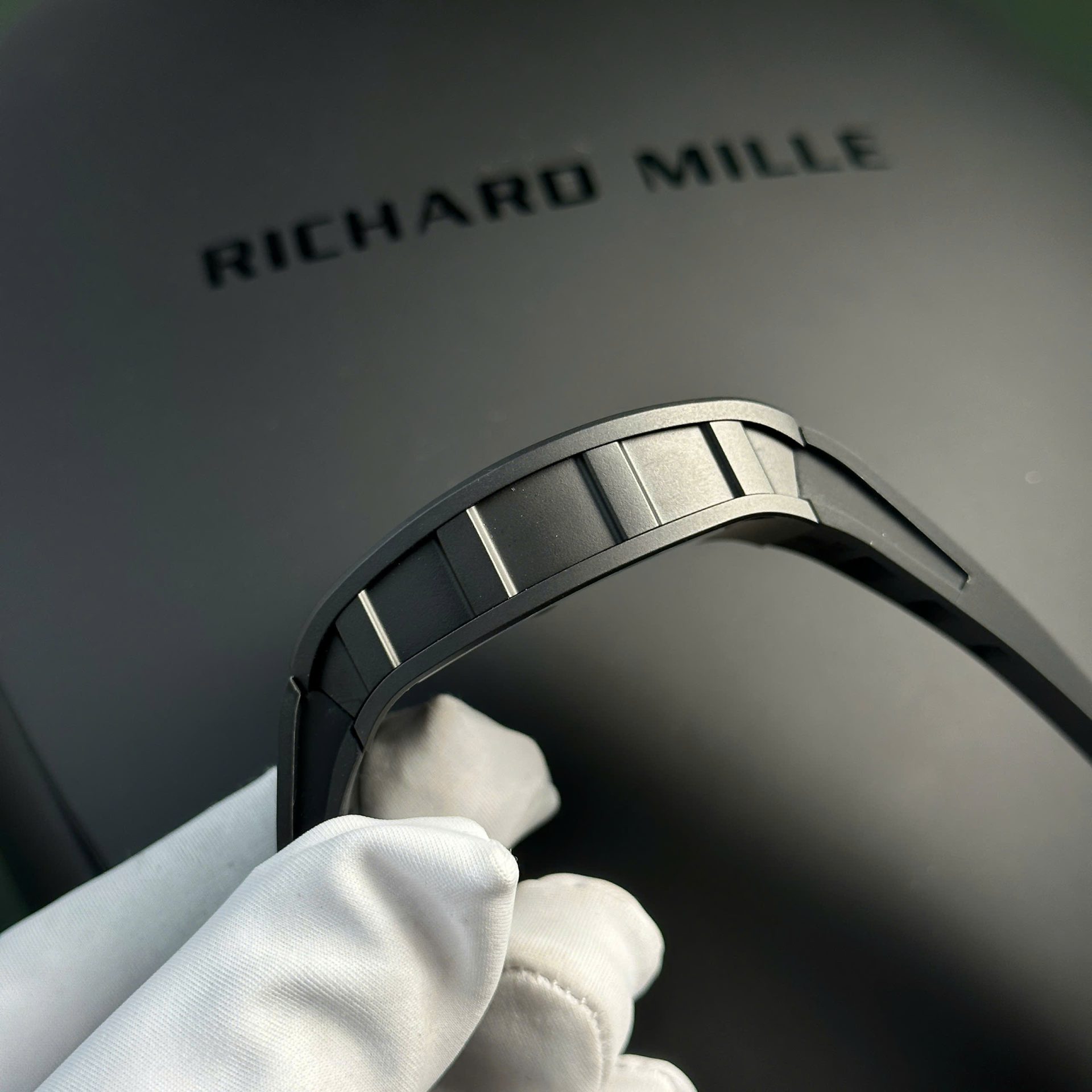 Richard Mille Replica Watch RM055 Black Ceramic Rubber Strap BBR Factory 42,7 49,9mm
