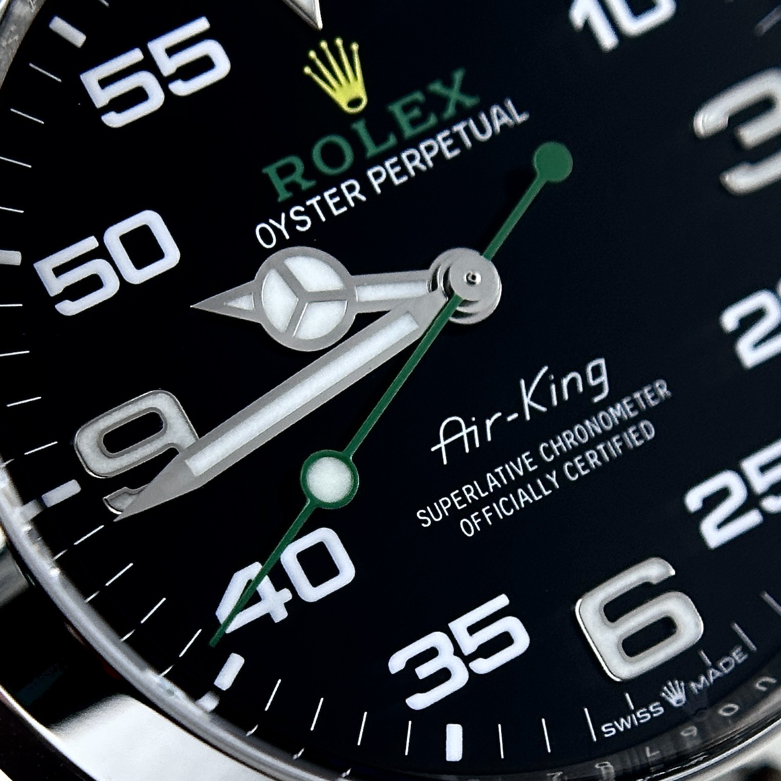 Rolex Replica Watch Air King 126900 Black Dial Clean Factory 40mm