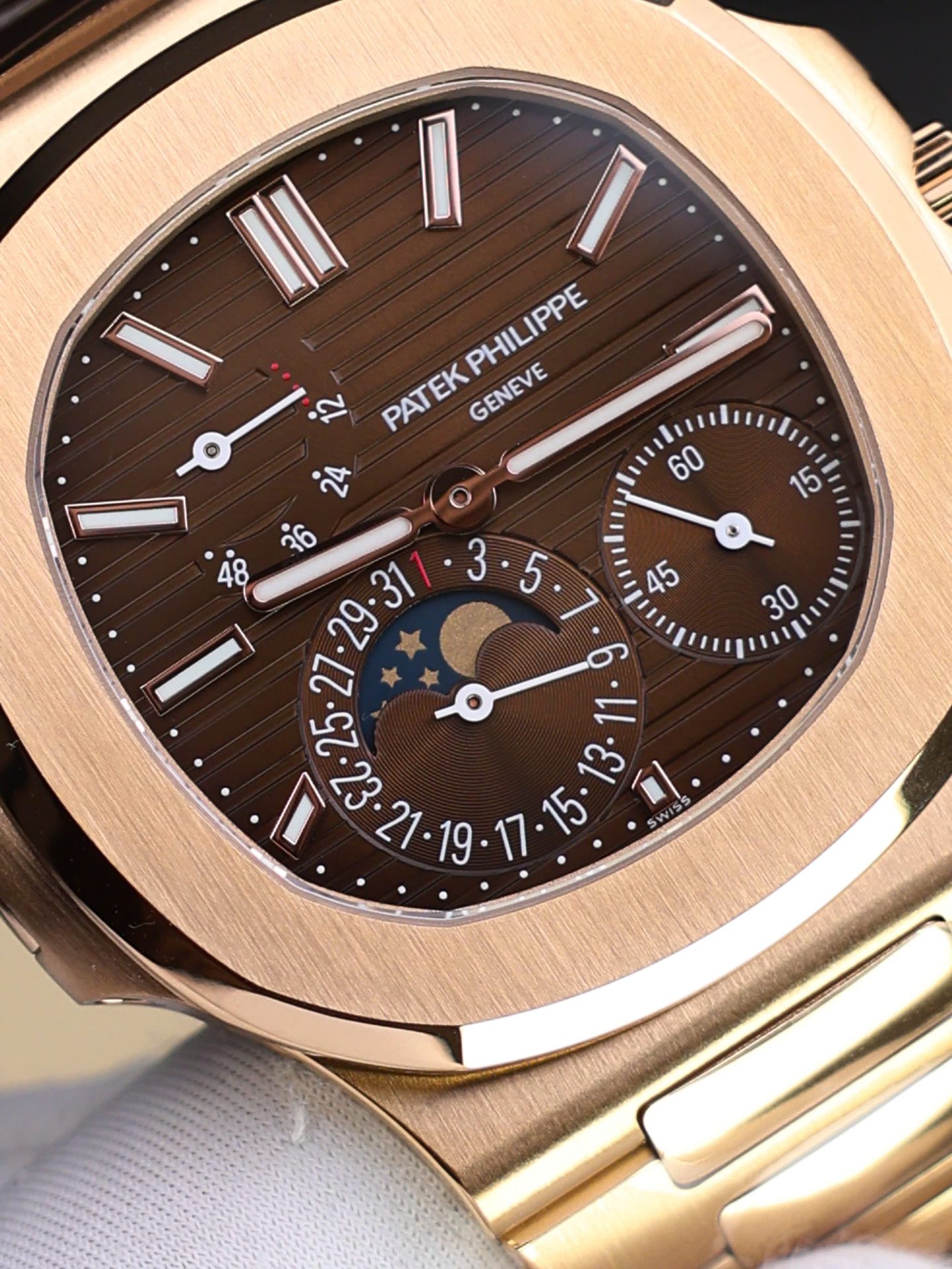 Patek Philippe Nautilus 5712R Replica Watch Dial Brown PPF Factory 40mm