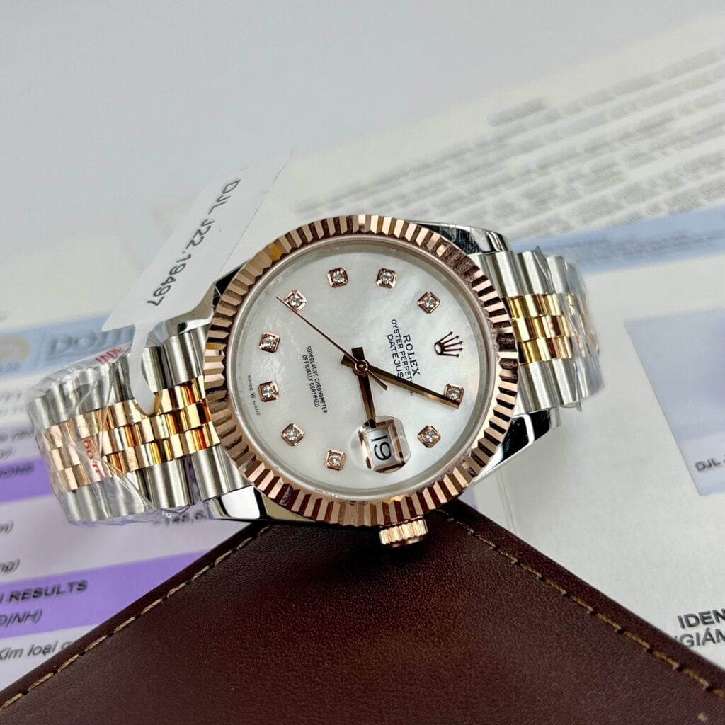 Rolex Replica Watch DateJust 126331 Dial Mother Of Pearl Gold Wrapped GM Factory 41mm