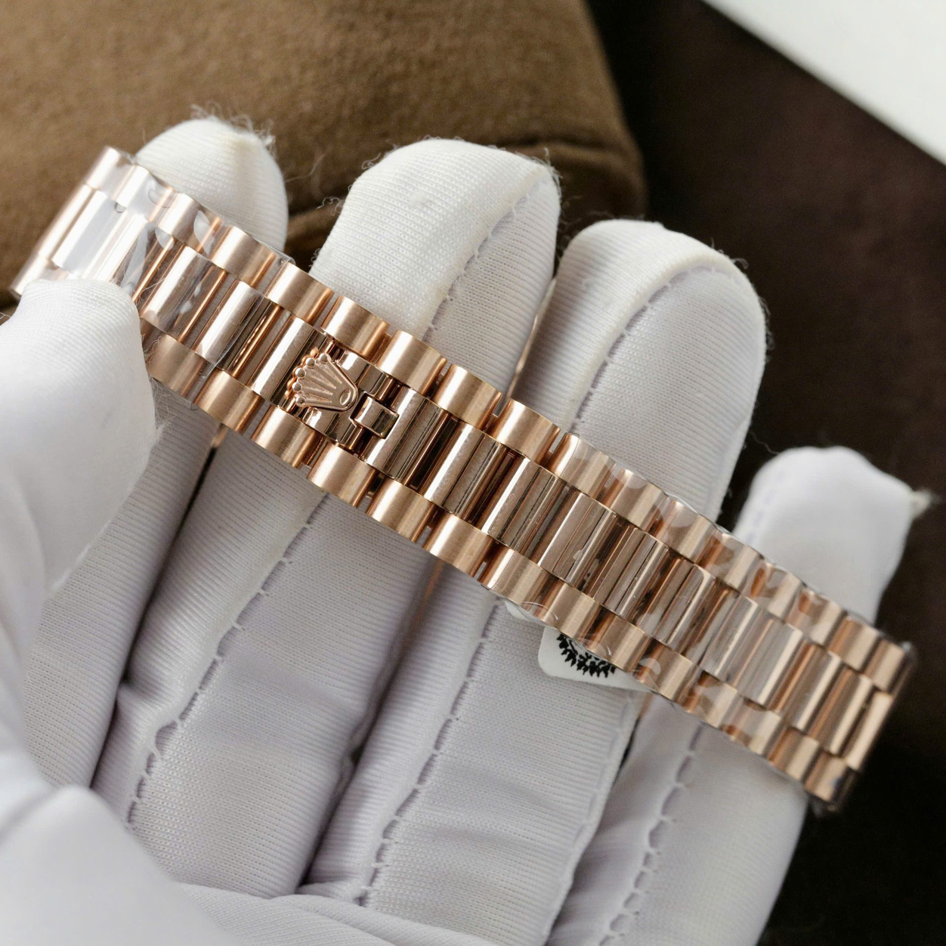 Rolex DateJust Women Custom Gold Wrapped + Ruby Baguette + Diamonds Moissanite 31mm