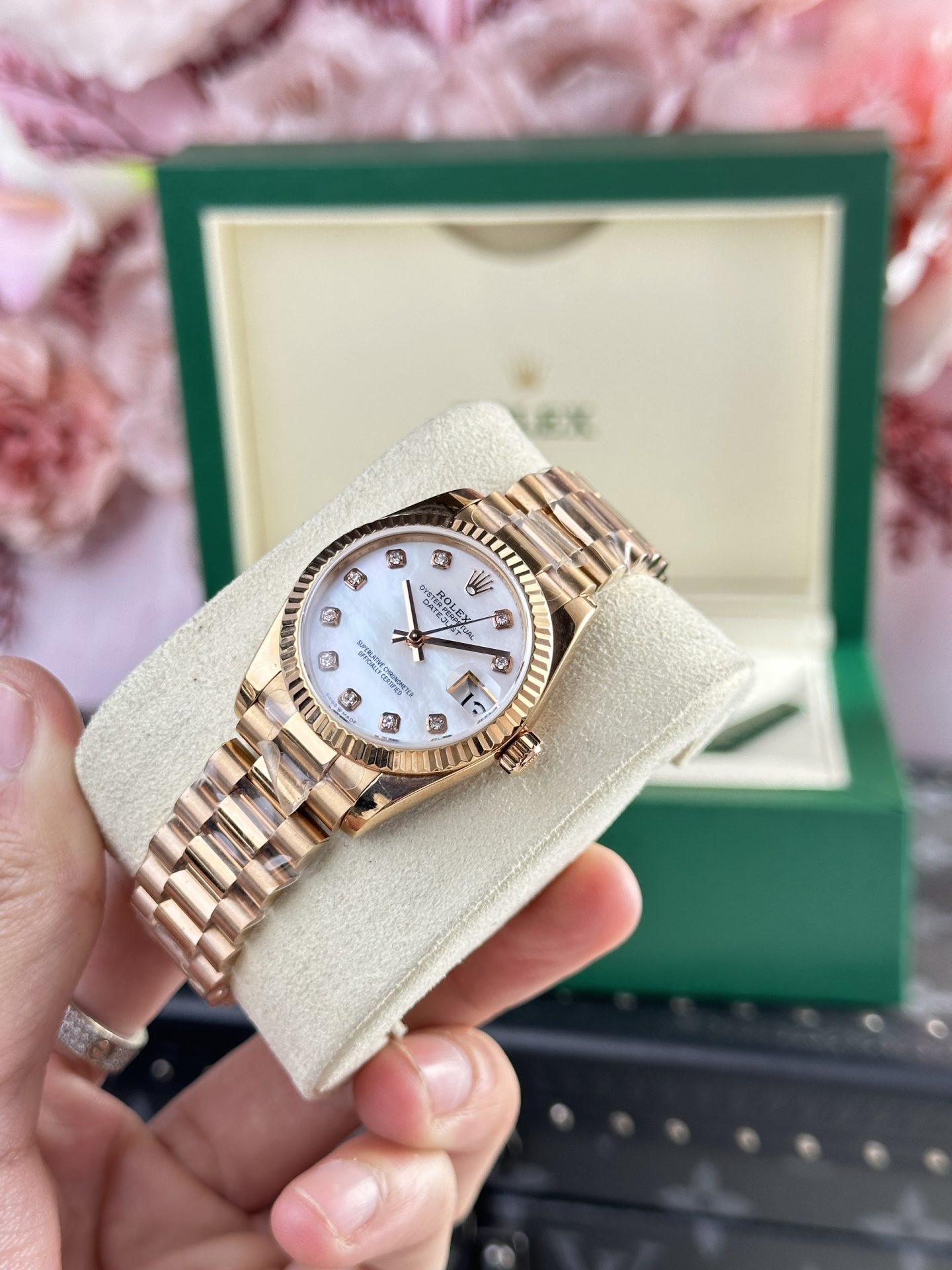 Rolex DateJust 278275 Replica Watches Mother Of Pearl Dial 31mm