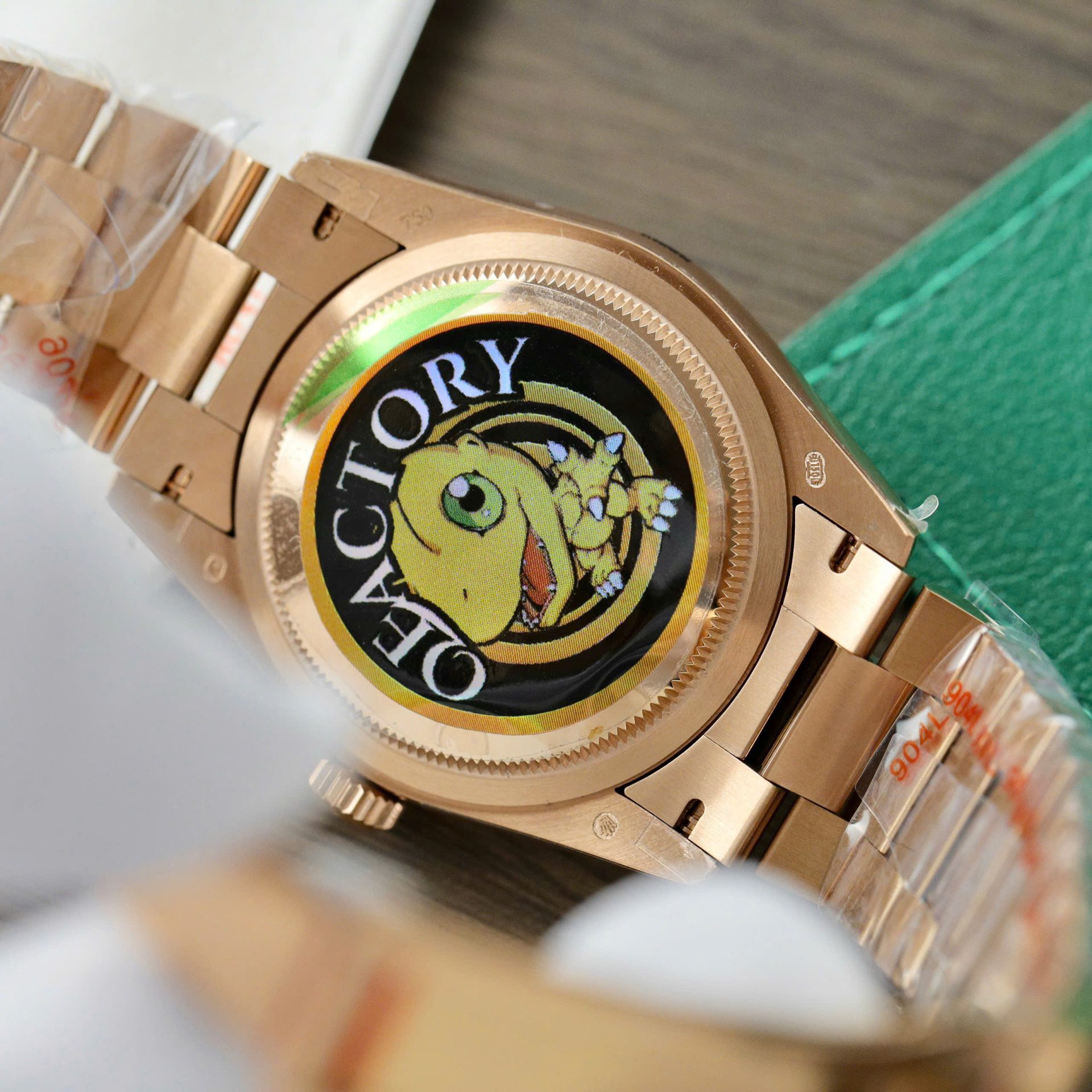 Rolex Day-Date 128235 Replica Watch Dial Chocolate Weight 158gram QF Factory 36mm