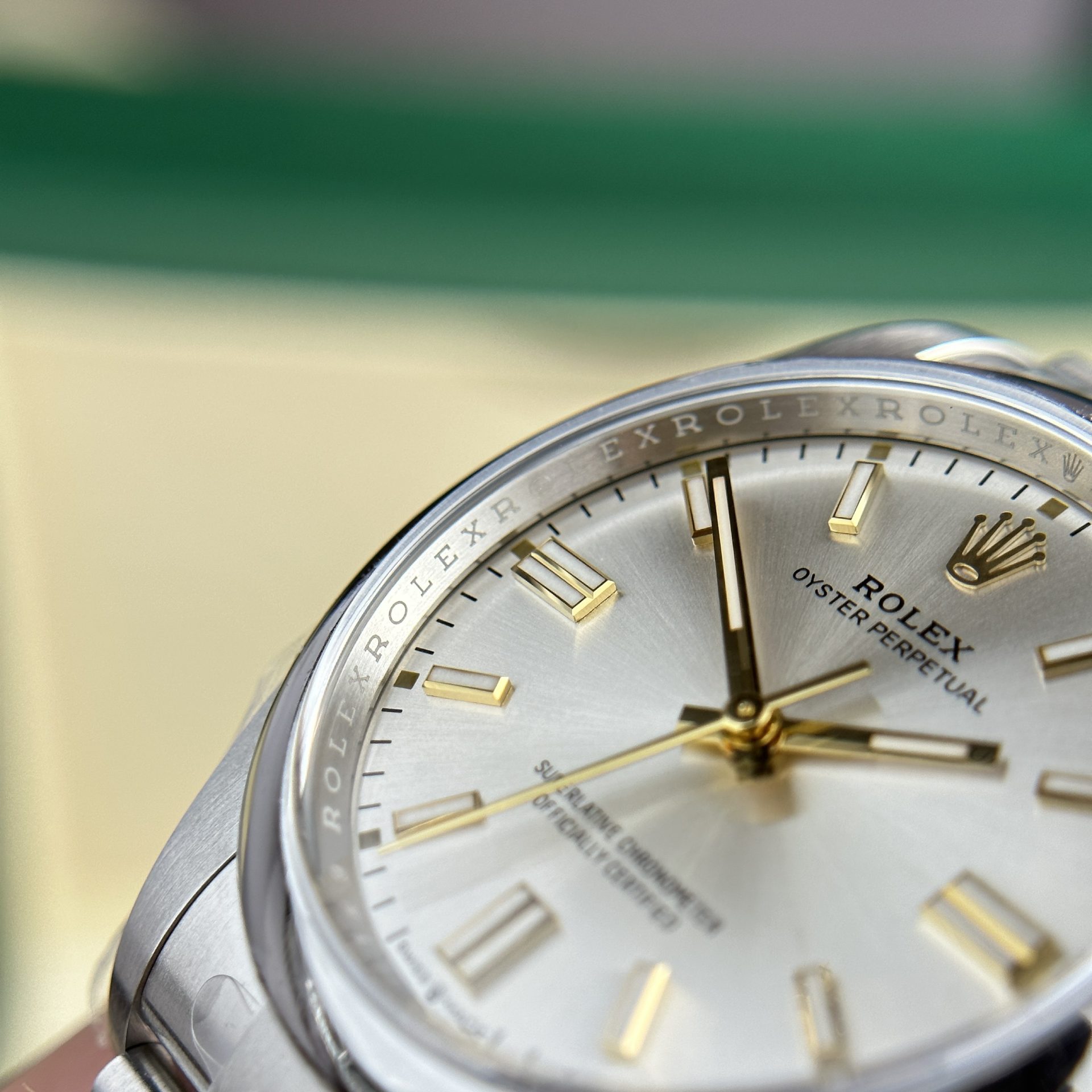 Rolex Fake Watch Oyster Perpetual 126000 Silver Dial Clean Factory 36mm