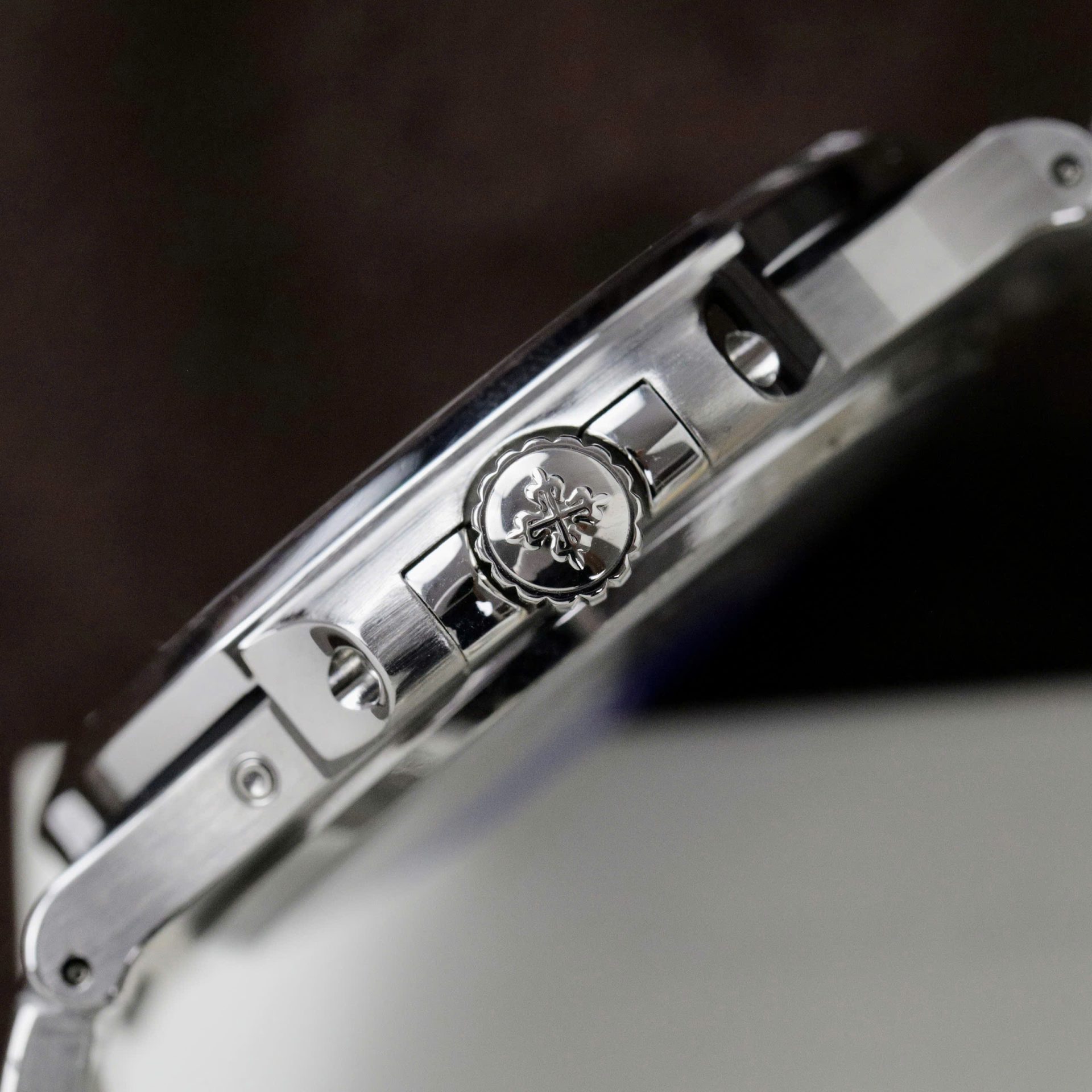 Patek Philippe Nautilus 5724G Refined Dial Copies Watch Custom Diamonds Moissanite Baguette 40mm