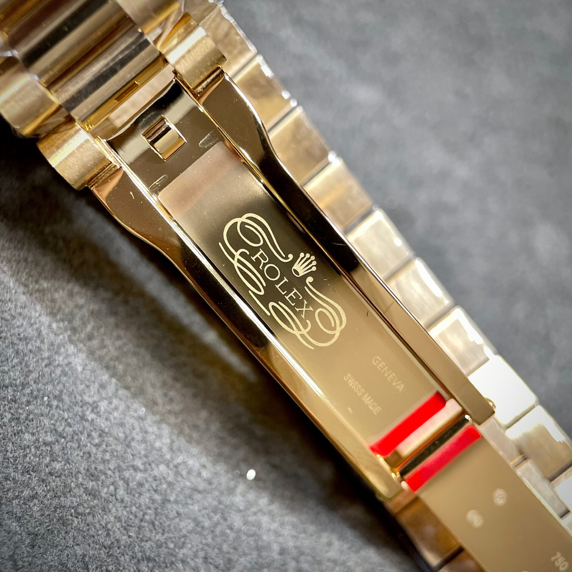 Rolex Day-Date Clone Watch Black Dial Moissanite Diamonds Custom 40mm