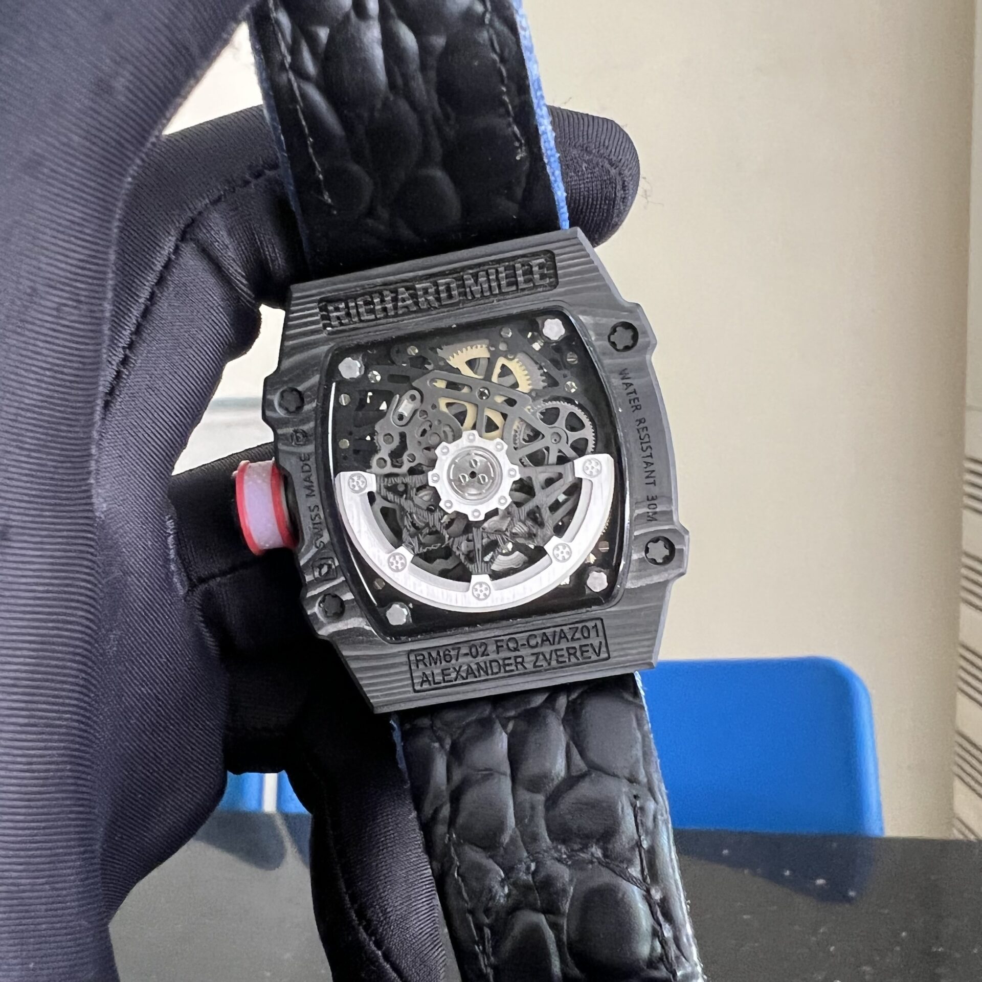 Richard Mille Fake Watch RM67-02 Carbon Shell Automatic 39x48mm