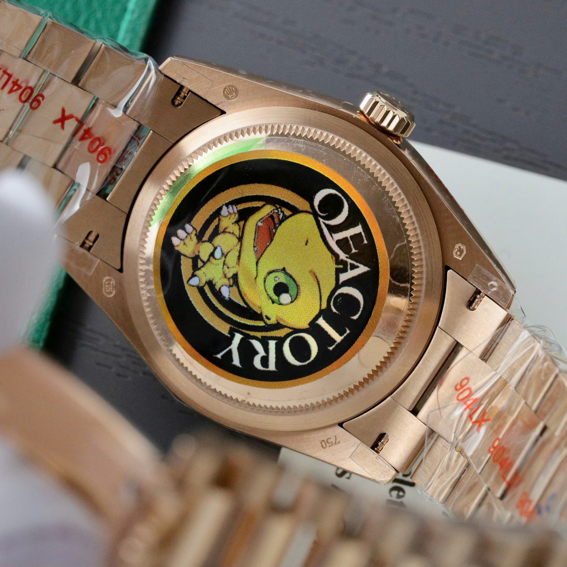 Rolex Day-Date Rose Gold Replica Watch Dial Mother Of Pearl QF Factory 36mm