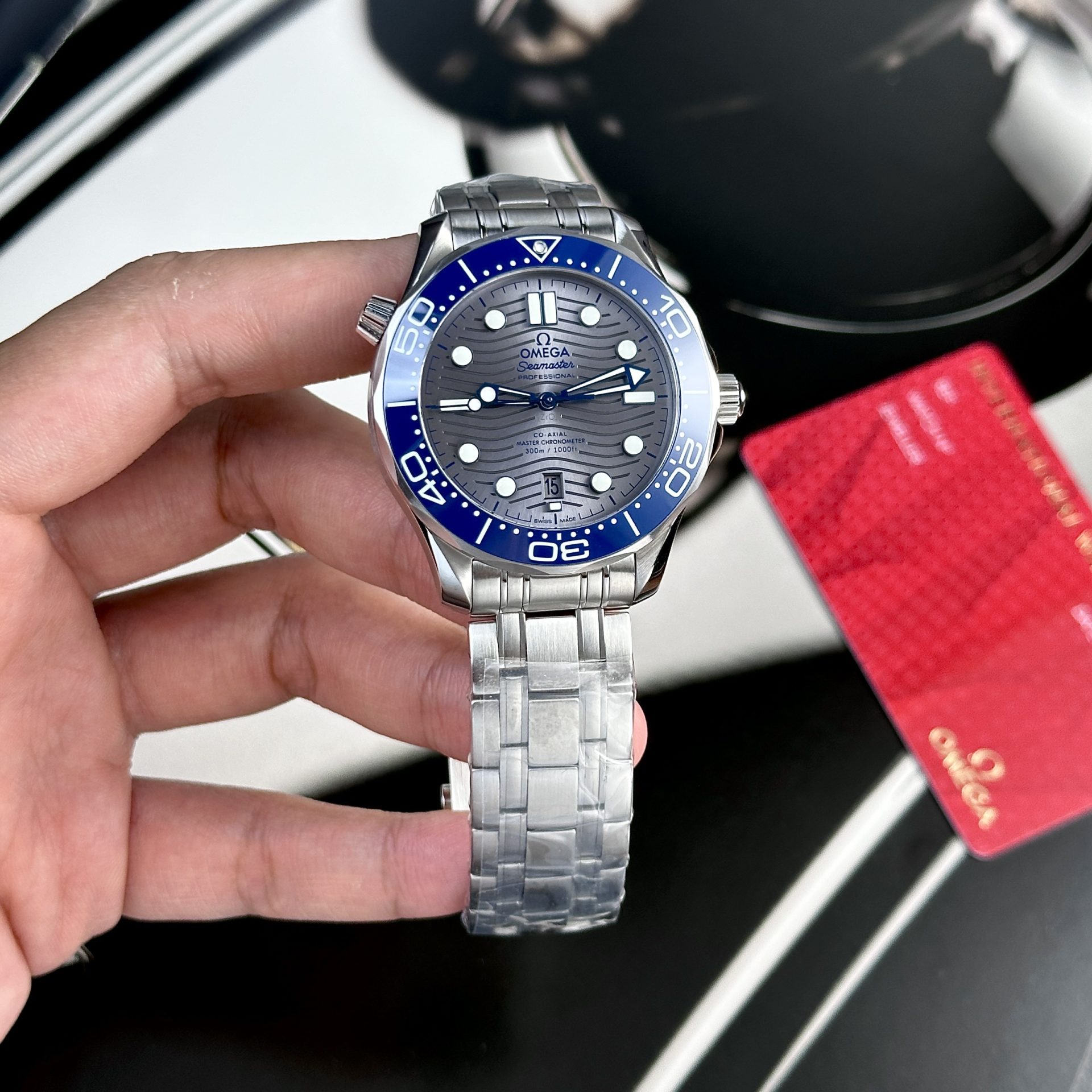 Omega Replica Watch Seamaster Diver 300M Gray Dial VS Factory 42mm