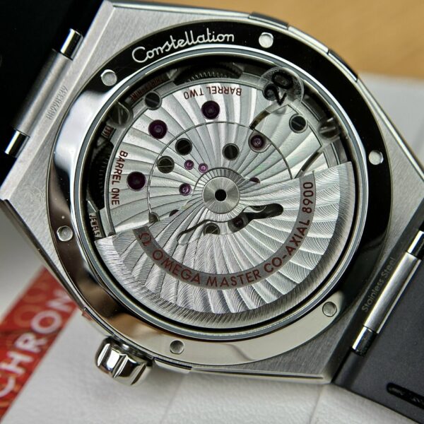 Omega Replica Watch Constellation White Dial Leather Strap 41mm