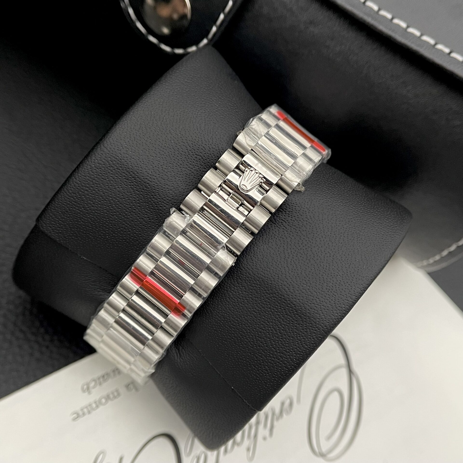 Rolex Day-Date Replica Watch Blue Dial Oyster Strap EW Factory 36mm