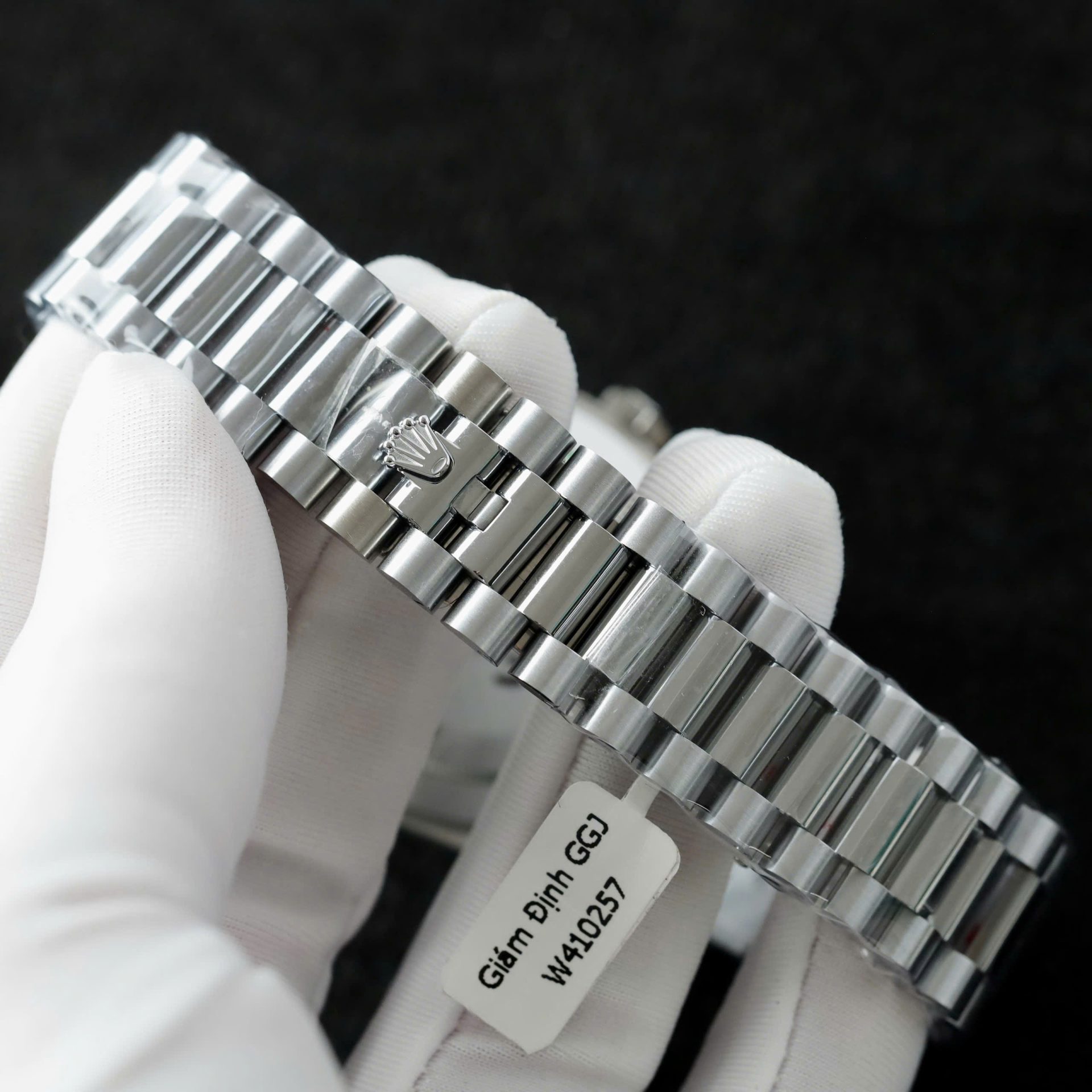 Rolex Day-Date Men Replica Watch Diamonds Moissanite + Sapphire Baguette Custom 40mm