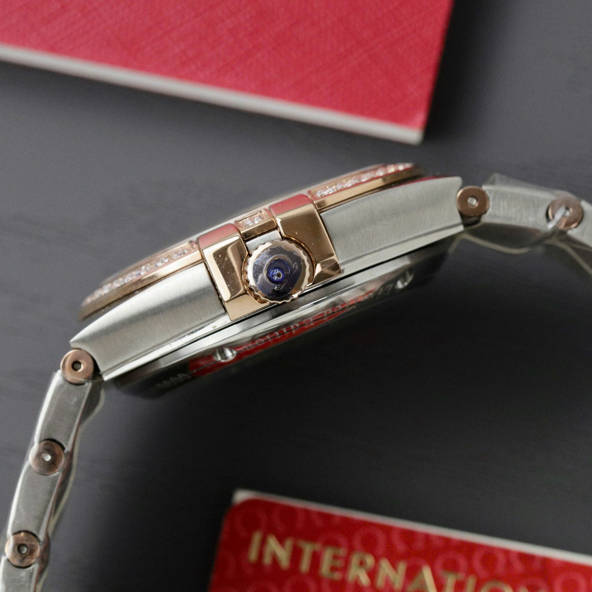 Omega Constellation Co-Axial Clone 11 Watch White Dial Metal Strap 38mm