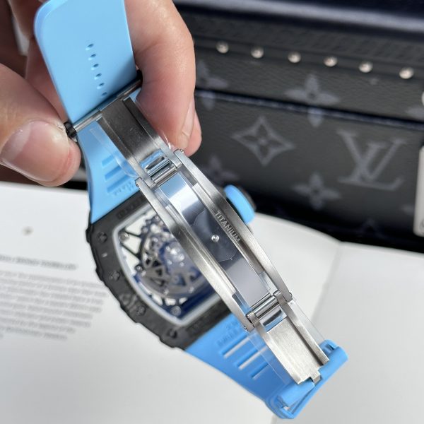 Richard Mille RM35-02 Custom Full Carbon Case Blue BBR 44mm
