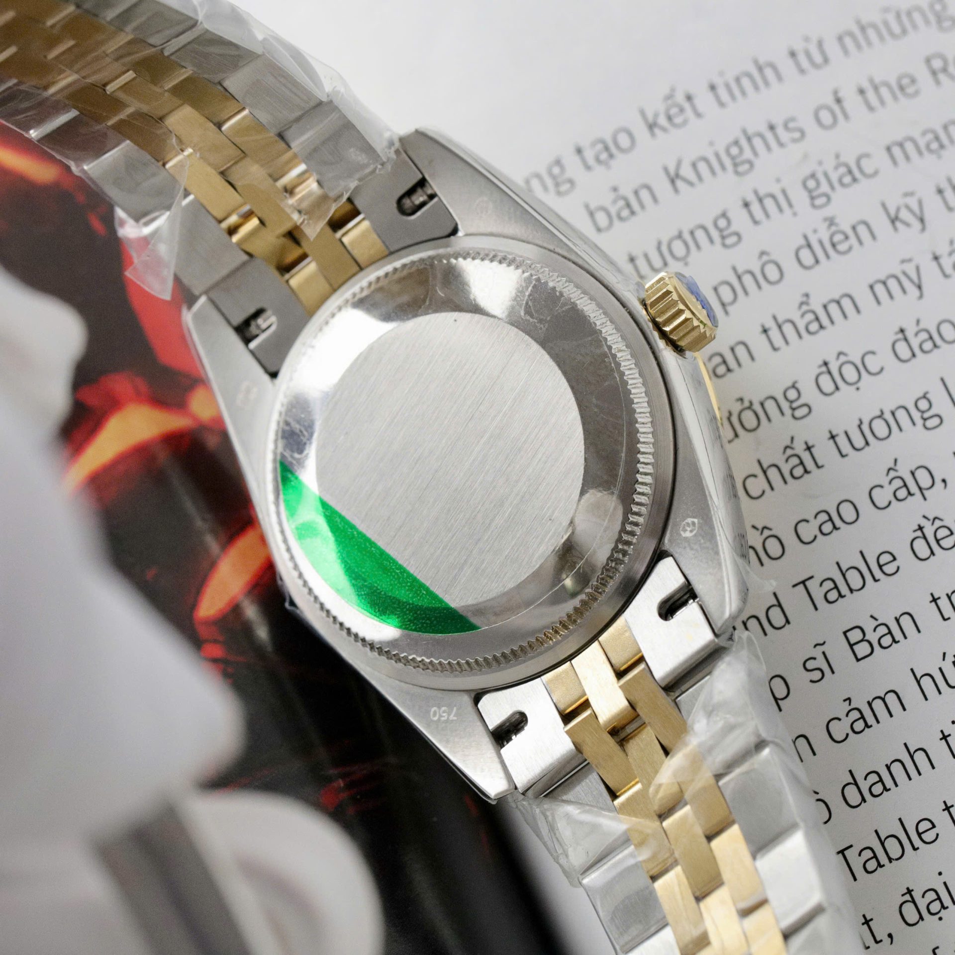 Rolex DateJust Fake Watches Green Dial Jubilee Strap 31mm