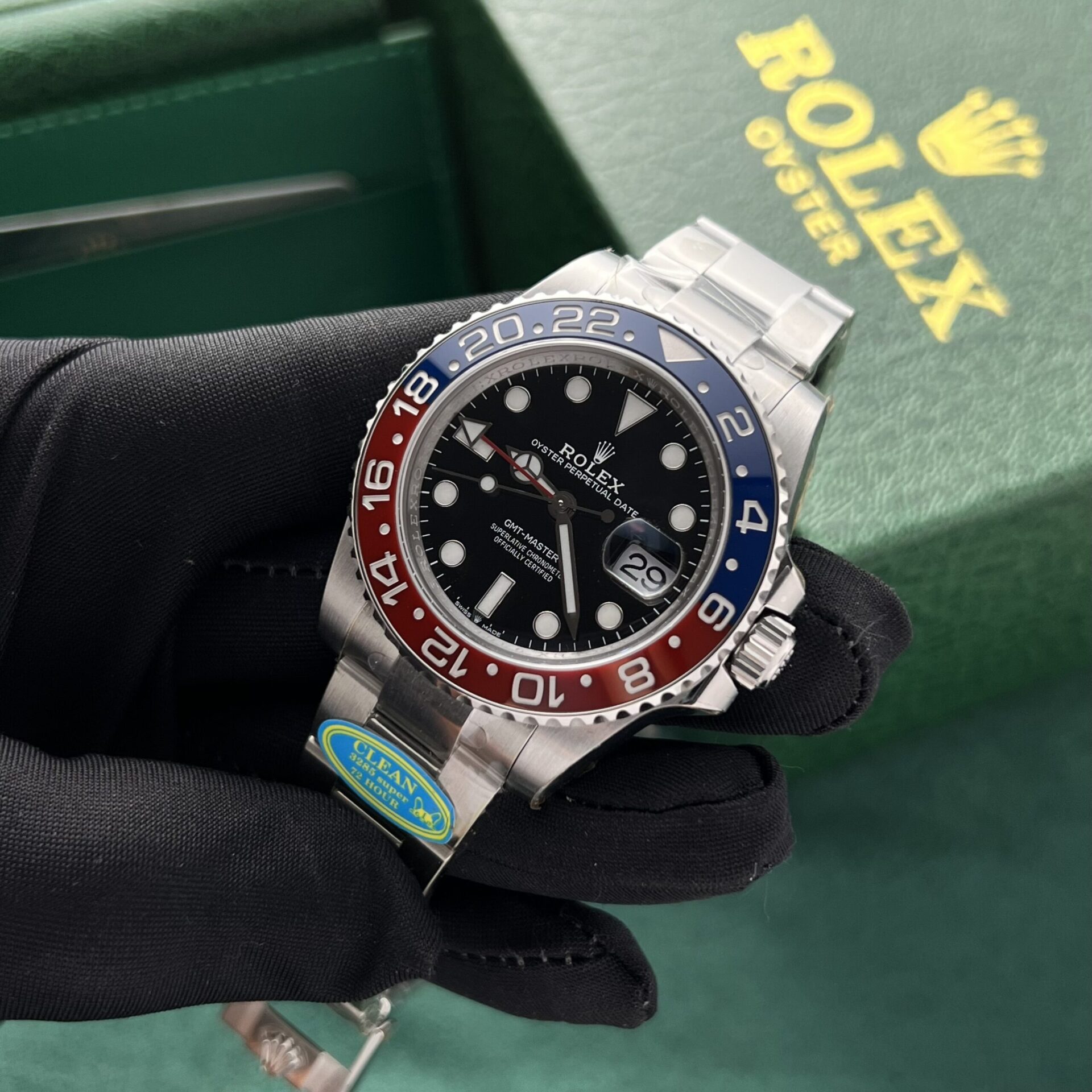 Rolex Replica Watches GMT-Master II 116719BLRO Pepsi Clean Factory 40mm