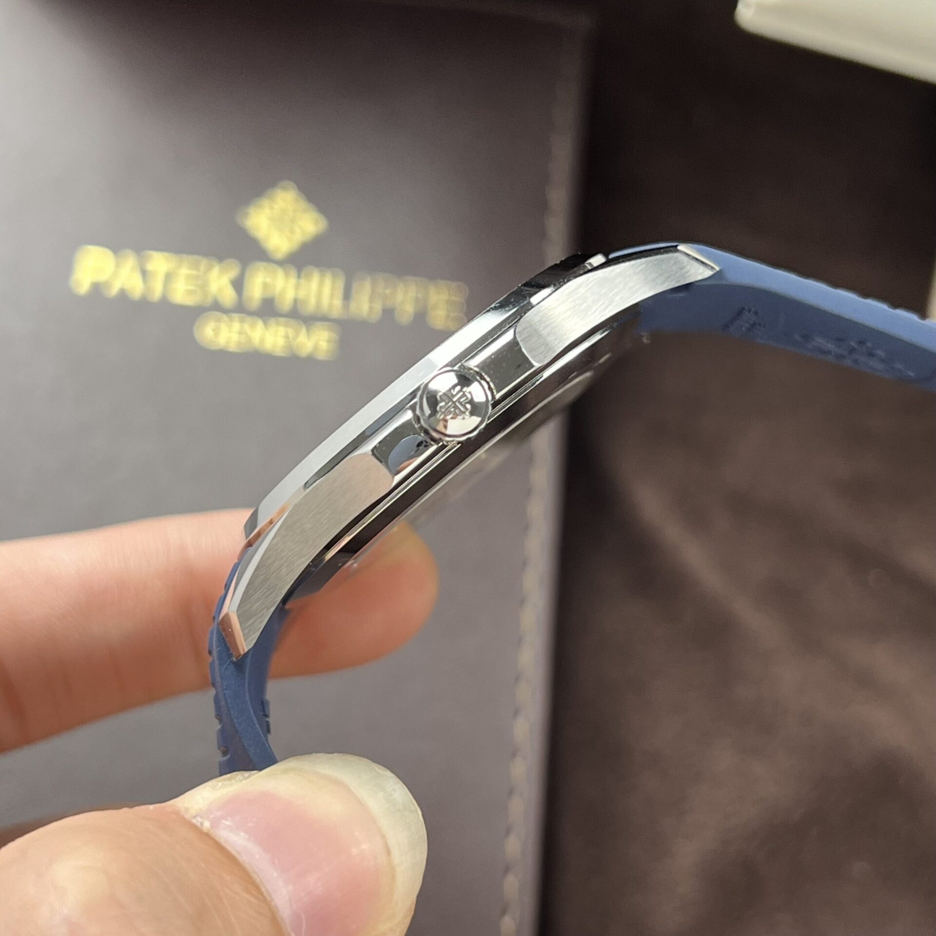 Patek Philippe Replica Watch Aquanaut 5168G Blue Dial 3K Factory 42mm