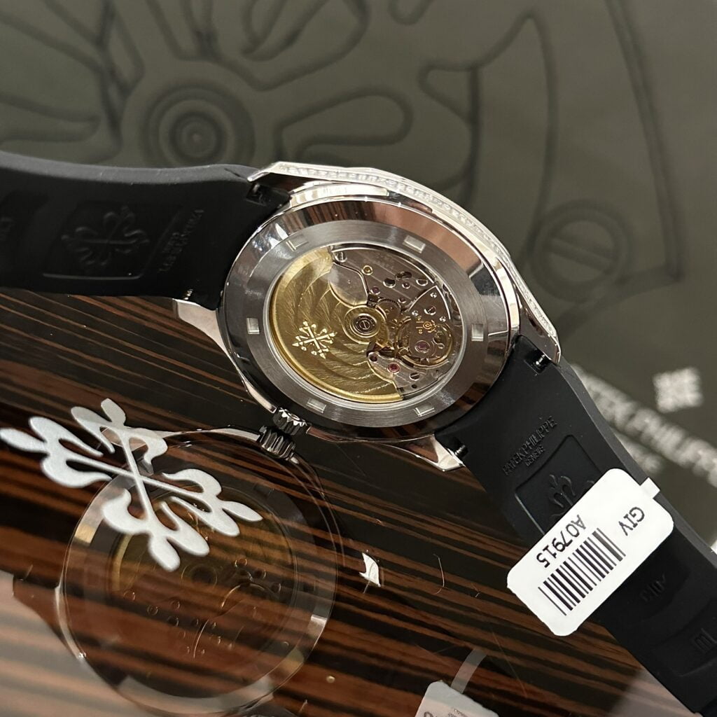 Patek Philippe Replica Watch Aquanaut 5167 Custom Moissanite Baguette Diamonds 40mm