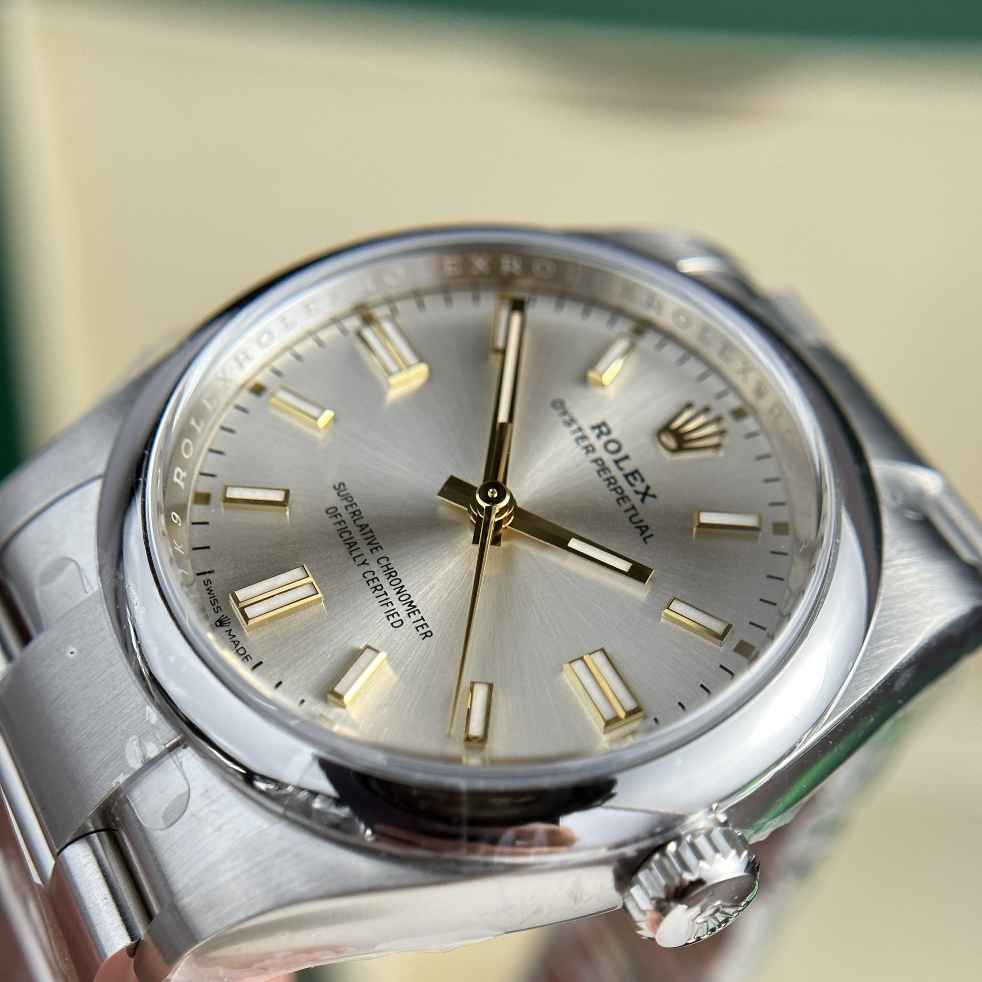 Rolex Fake Watch Oyster Perpetual 126000 Silver Dial Clean Factory 36mm