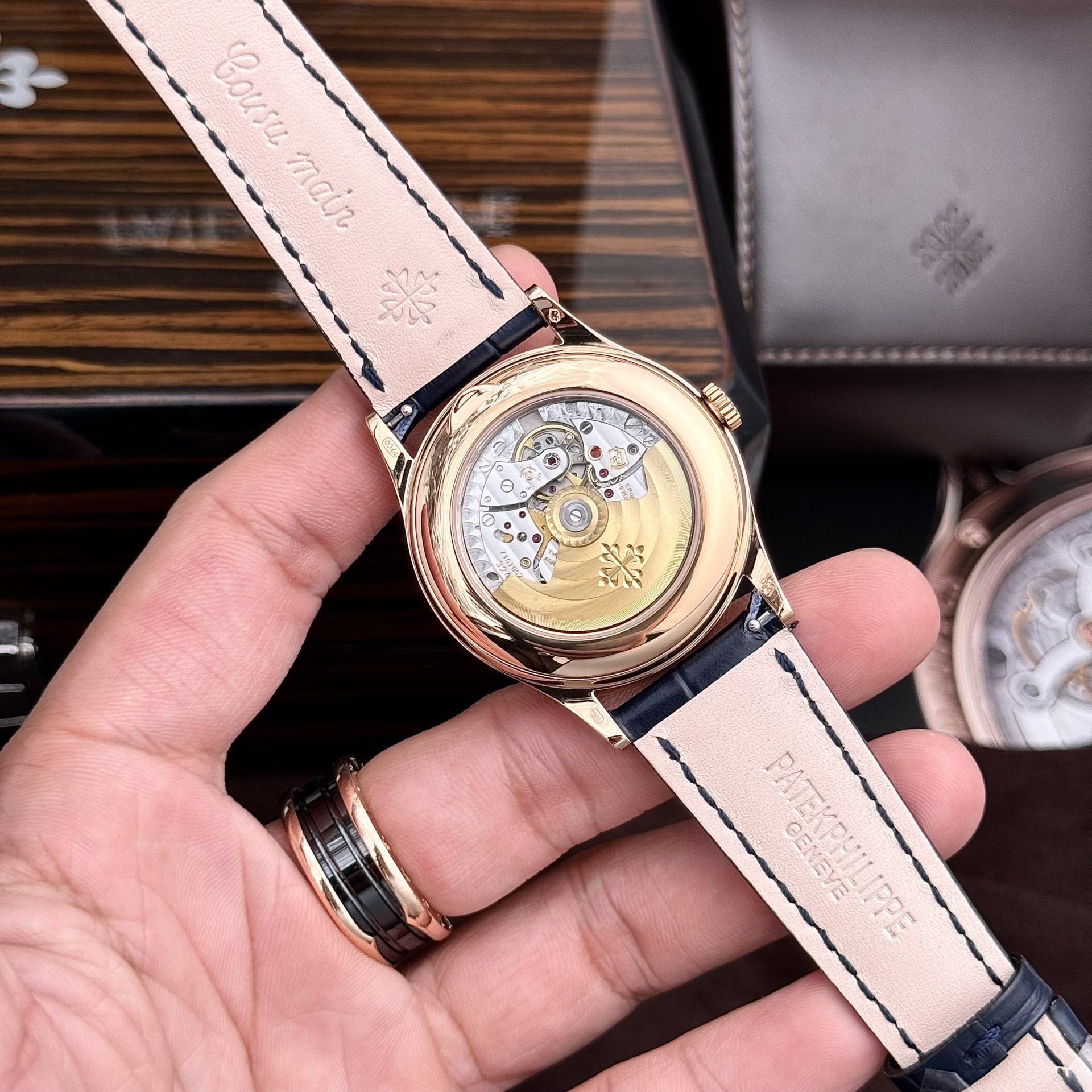 Patek Philippe Replica Watch Complications 5396R Blue Dial GR Factory 38.5mm