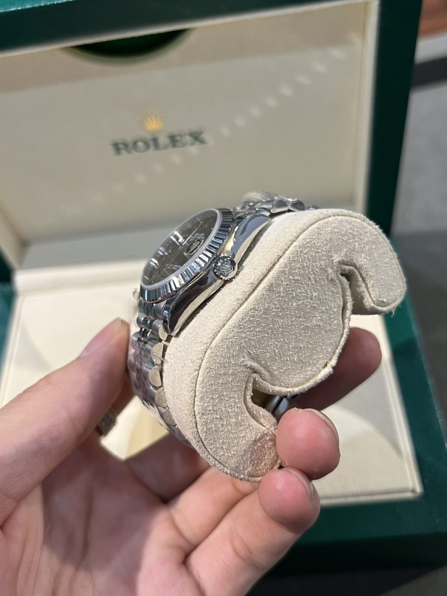 Rolex Replica Watch DateJust Womens Black Dial 31mm