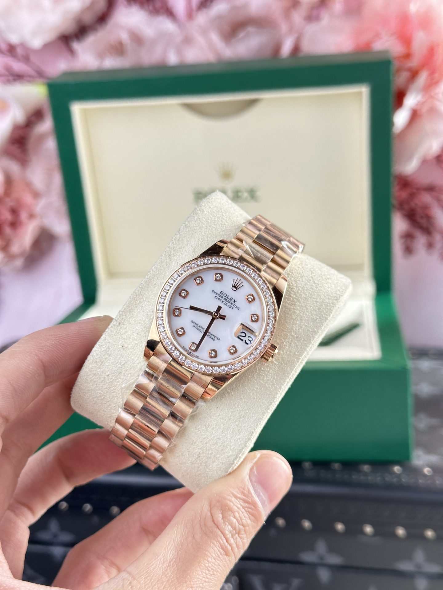 Rolex DateJust 278285 Replica Watch Mother Of Pearl Dial 31mm