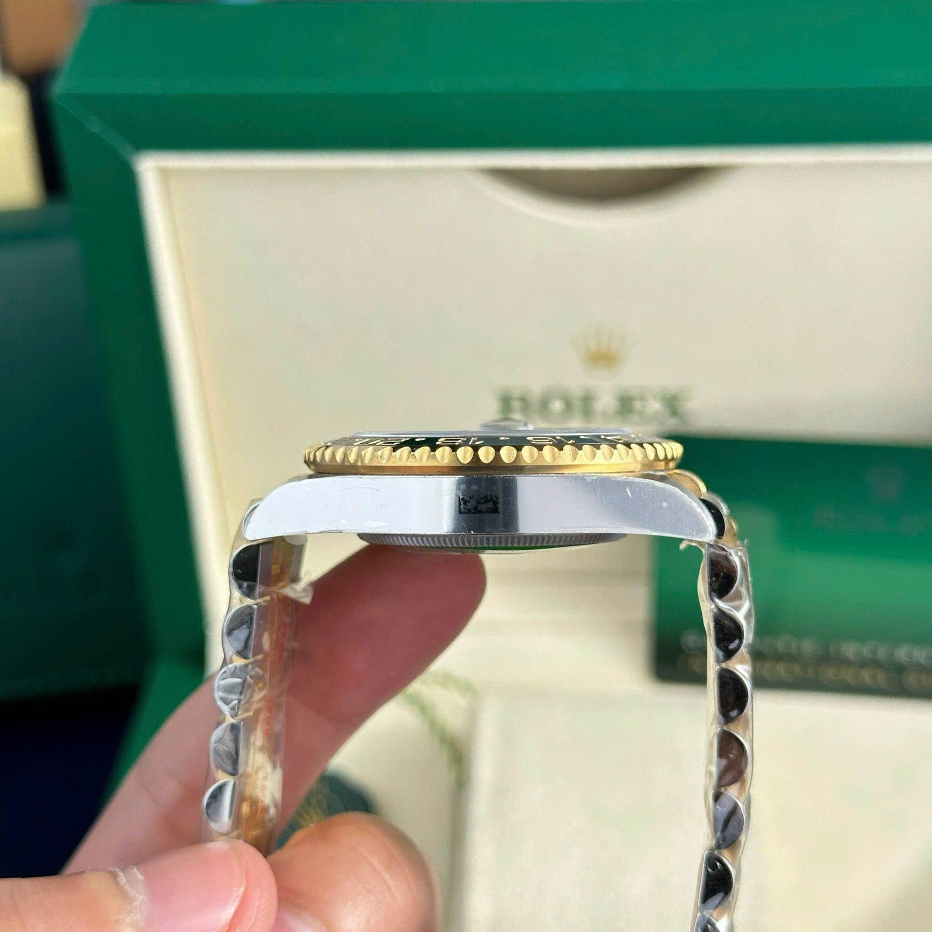 Rolex Replica Watch GMT-Master II 126713GRNR Black Dial Clean Factory 41mm