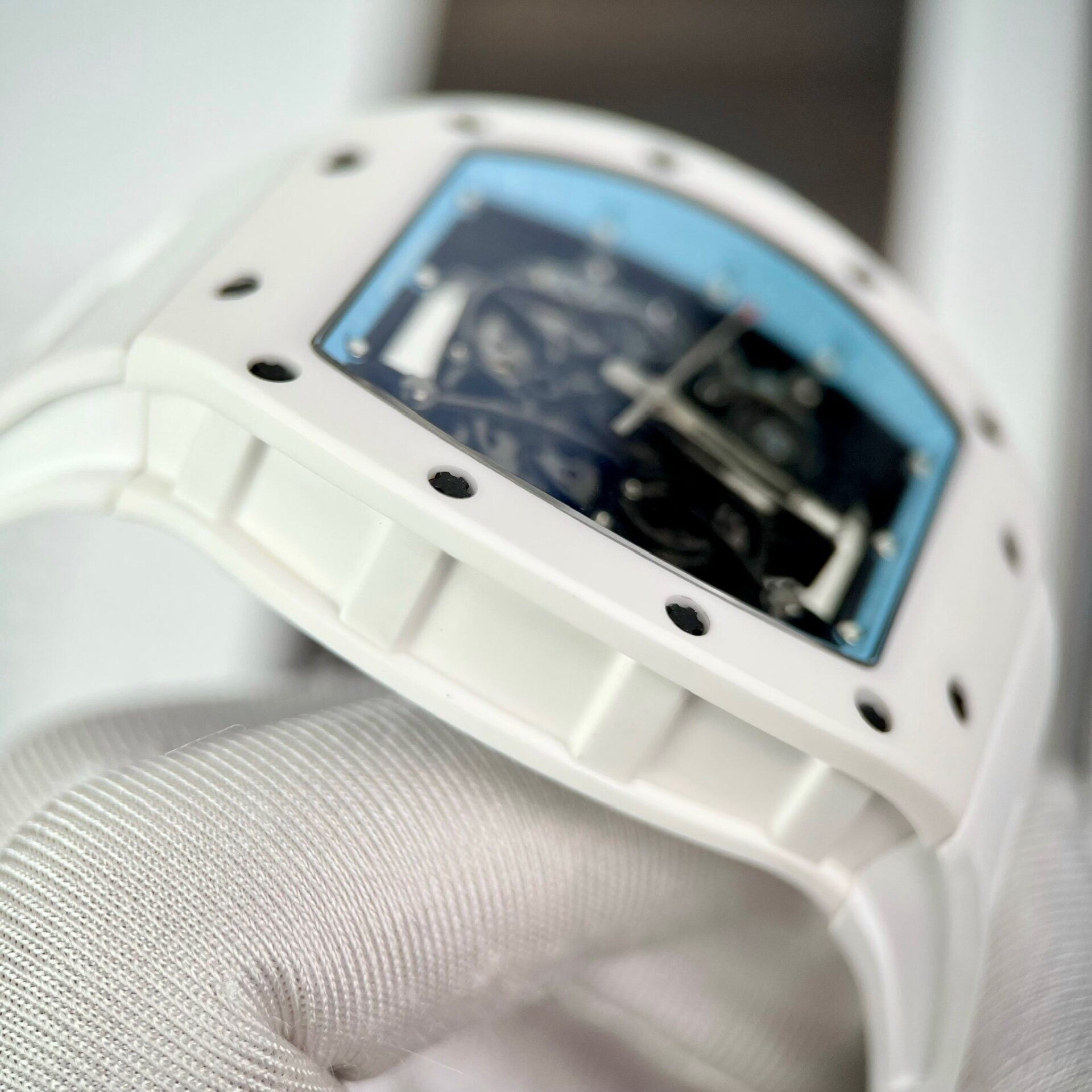 Richard Mille RM055 Bubba Watson White Replica Watch Factory BBR 45mm