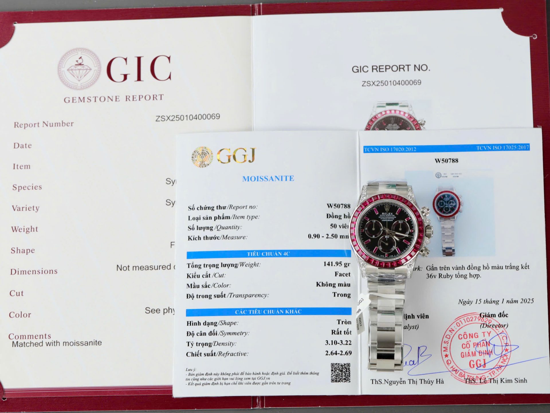 Rolex Best Replica Watch Daytona 126599TRU Custom Ruby Red Baguette 40mm