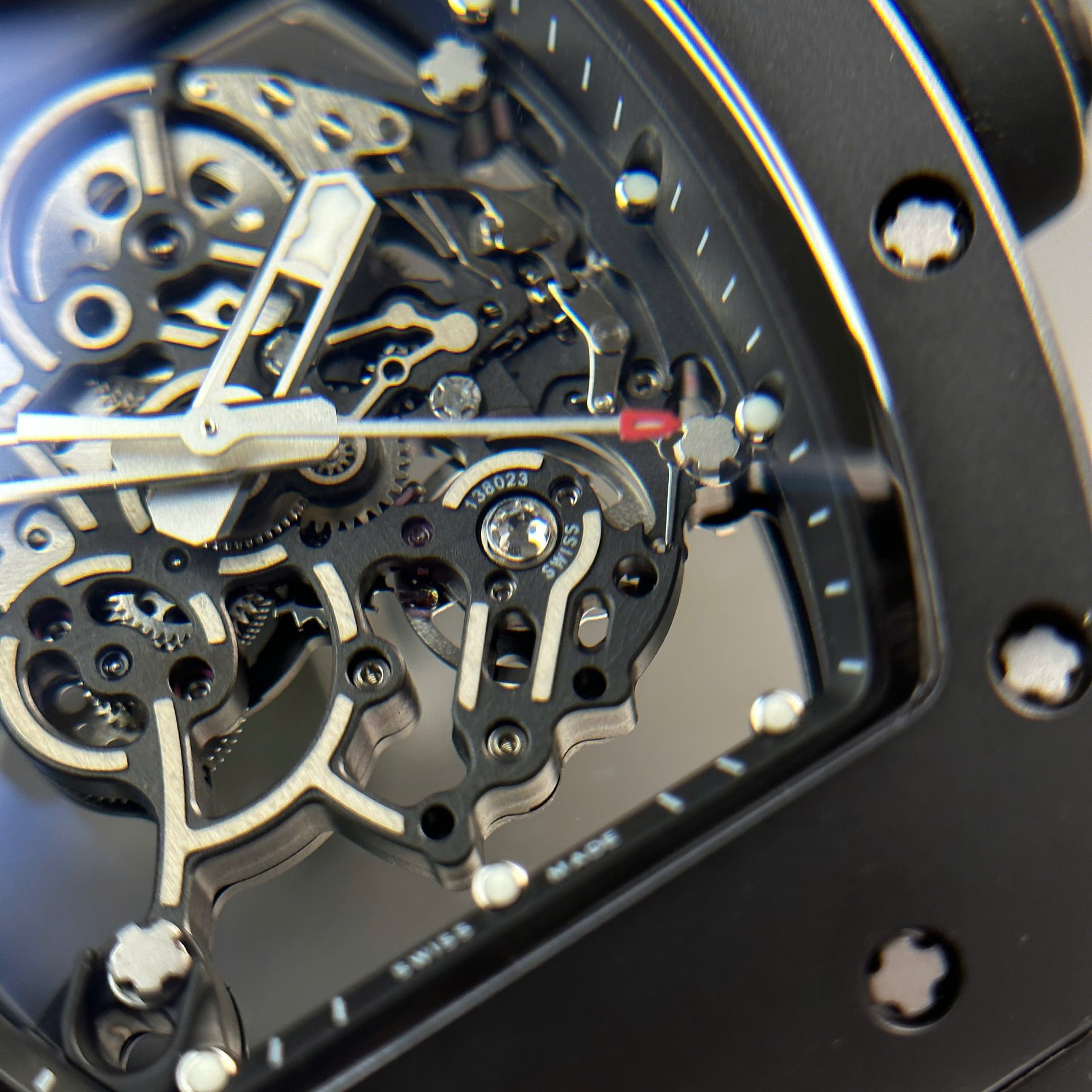 Richard Mille Replica Watch RM055 Black Ceramic Rubber Strap BBR Factory 42,7 49,9mm