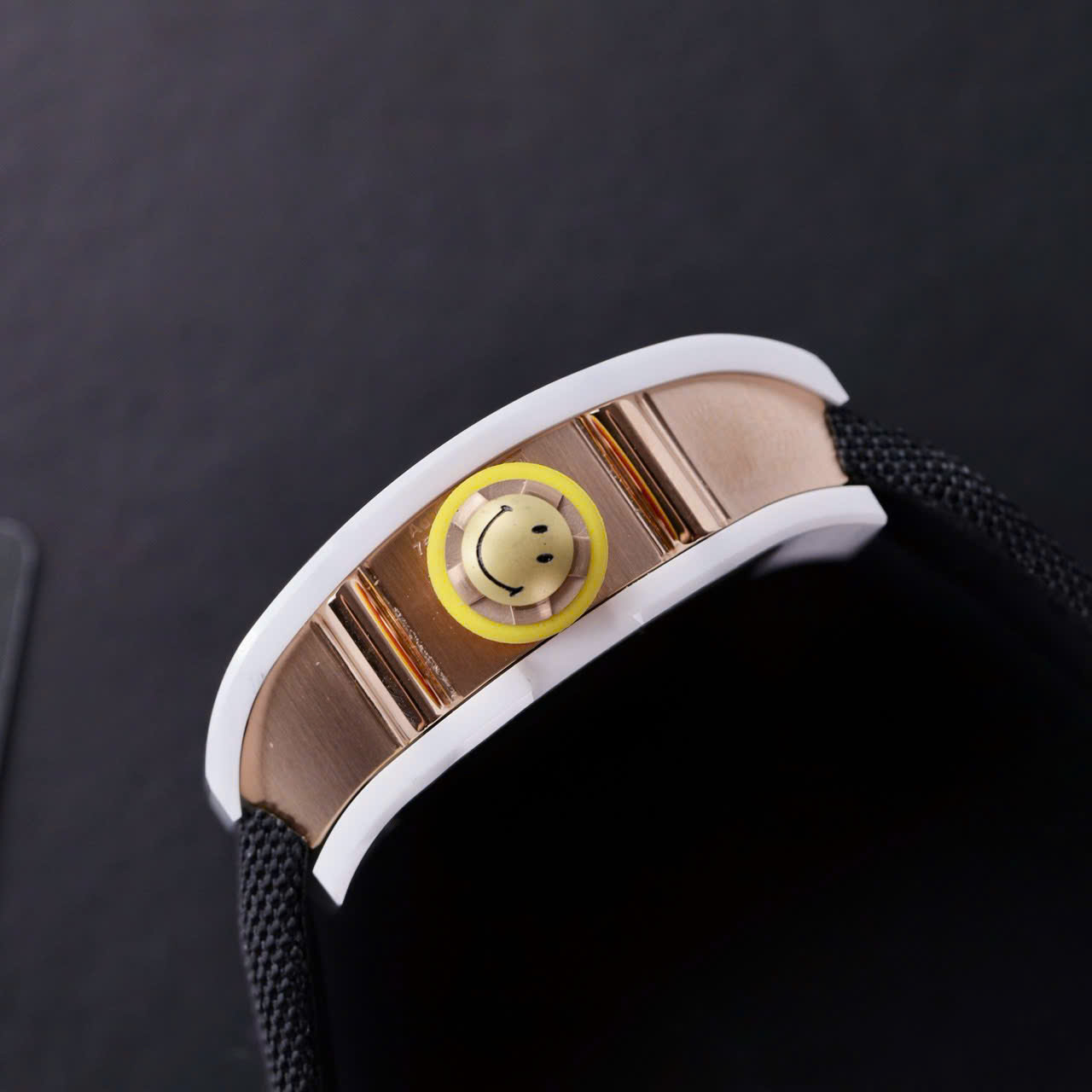 Richard Mille Replica Watches RM88 Smiley Nato Fabic Strap 42mm