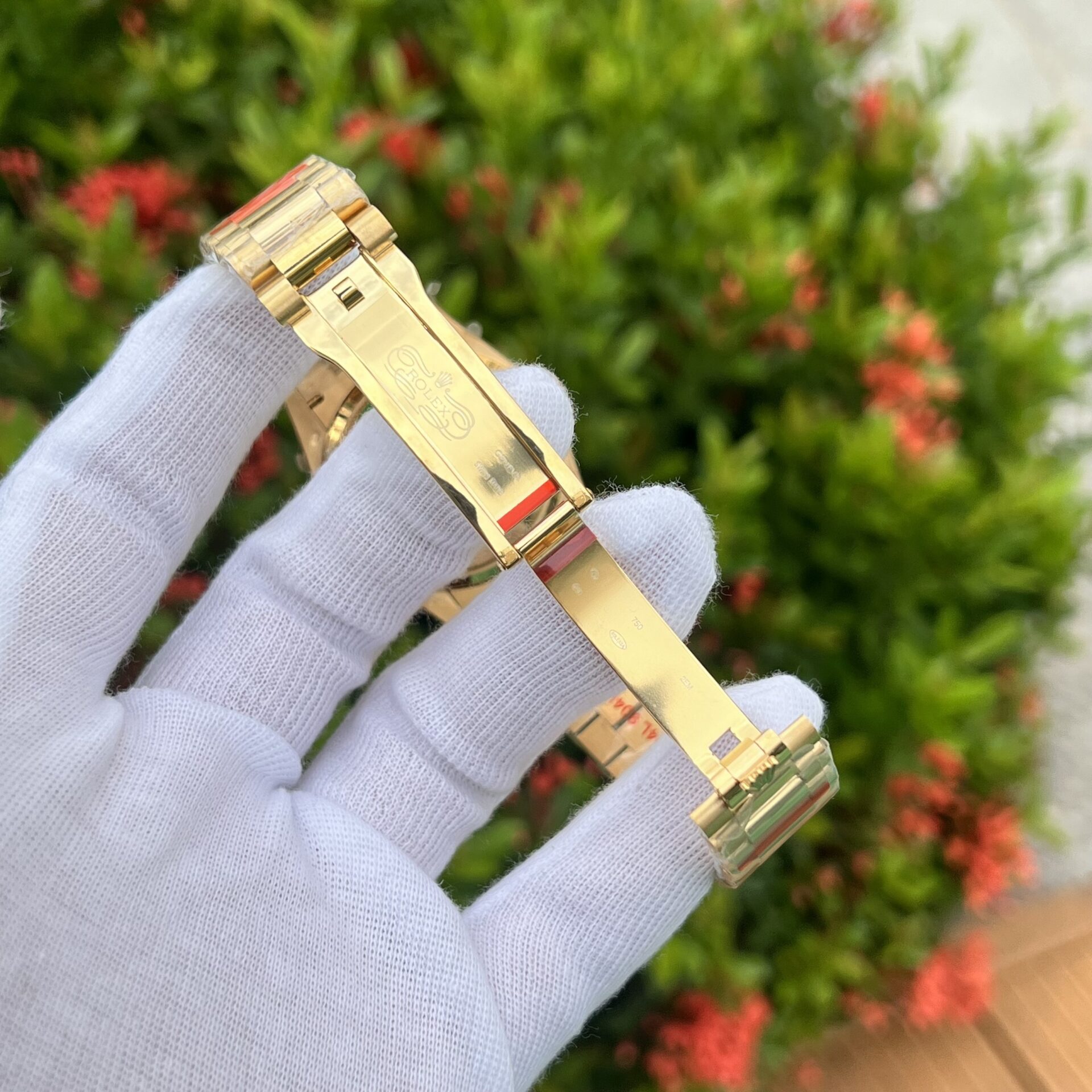 Rolex Day-Date 128348RBR Ombre Green Dial Replica Watch EW 36mm