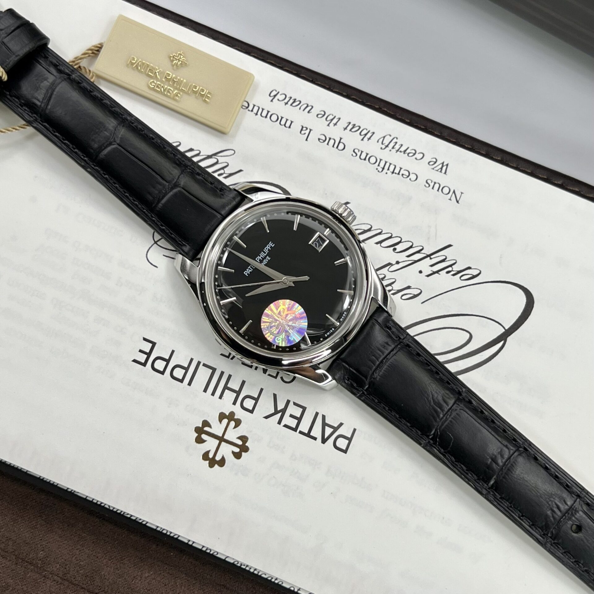 Patek Philippe Calatrava 5227G Replica 1:1 Watch Black GR Factory 39mm