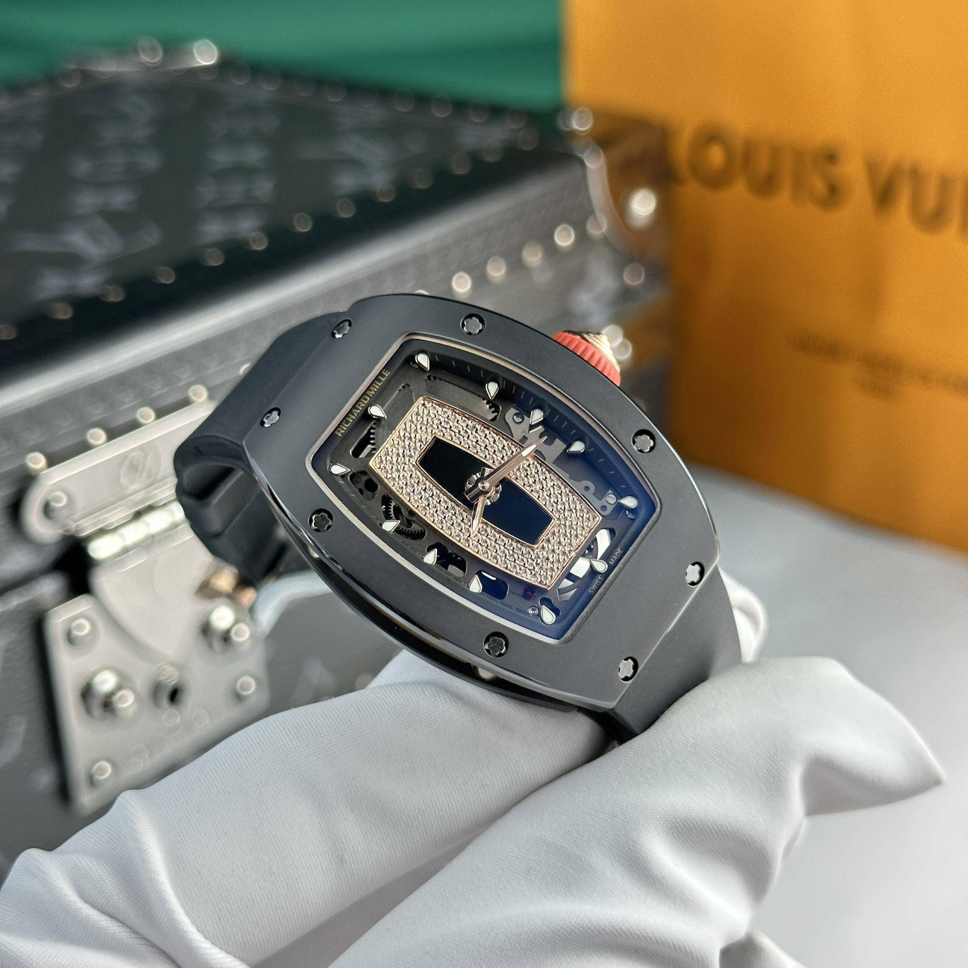 Richard Mille Best Replica Watch RM07 Black Ceramic 36mm