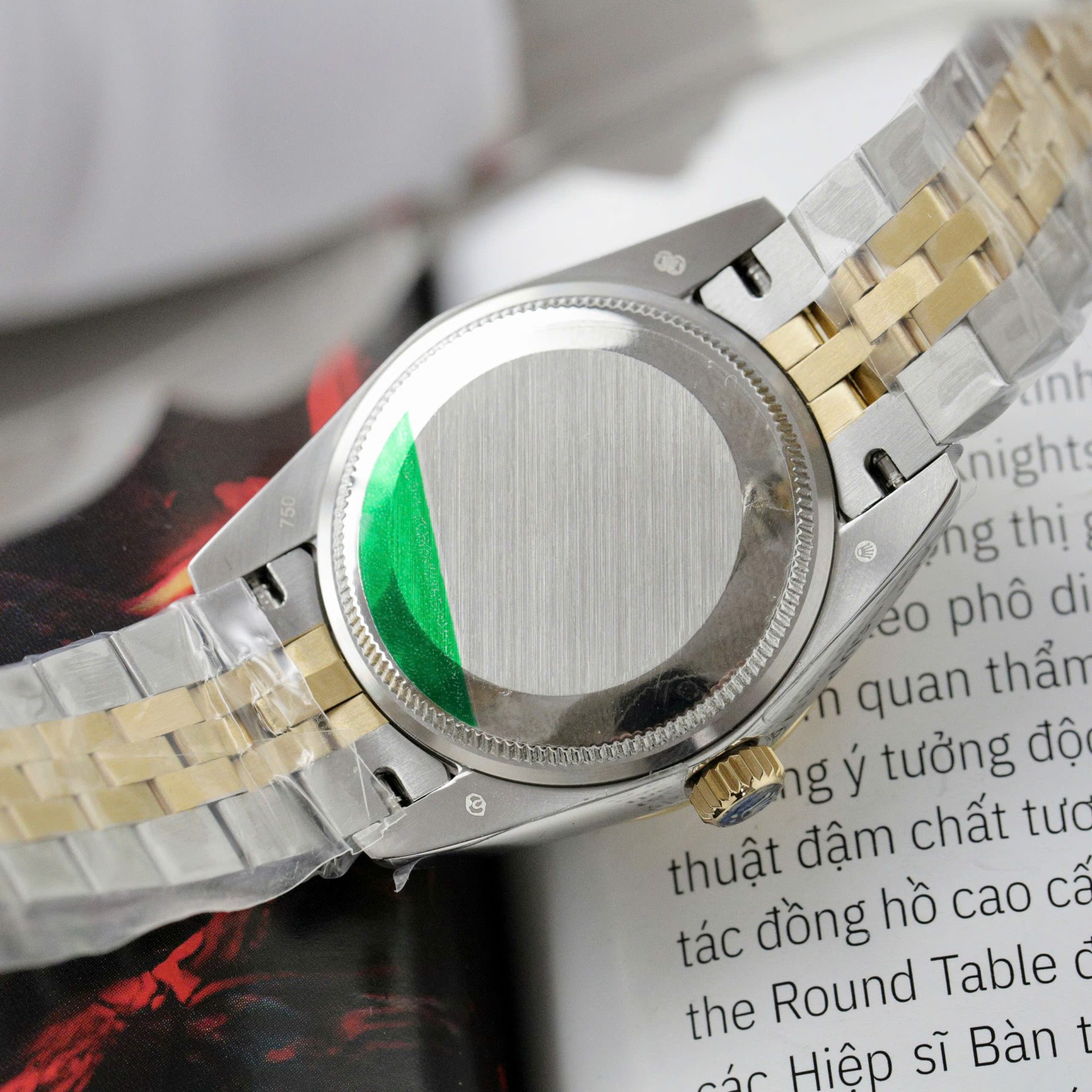 Rolex DateJust Women Replica Watch Demi Yellow Gold Jubilee Strap 31mm