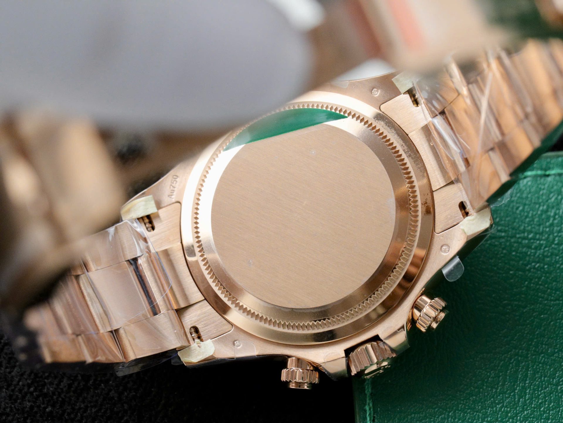 Rolex Daytona 126505 Rose Gold Best Replica Watch Black Dial 40mm