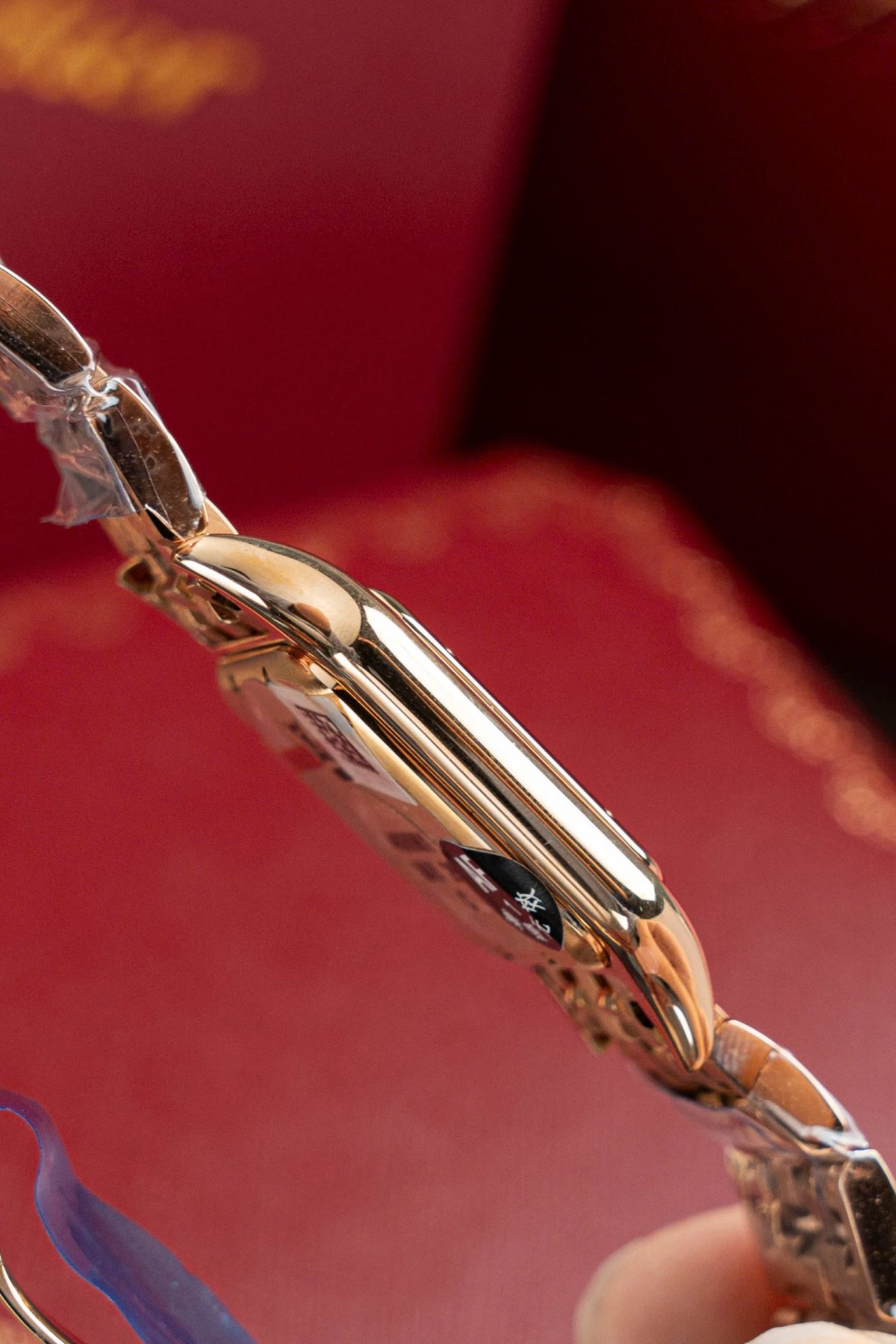 Cartier Panthere W2PN0007 White Dial Fake Watch Rose Gold 27x37mm