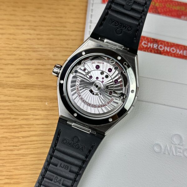Omega Replica Watch Constellation White Dial Leather Strap 41mm