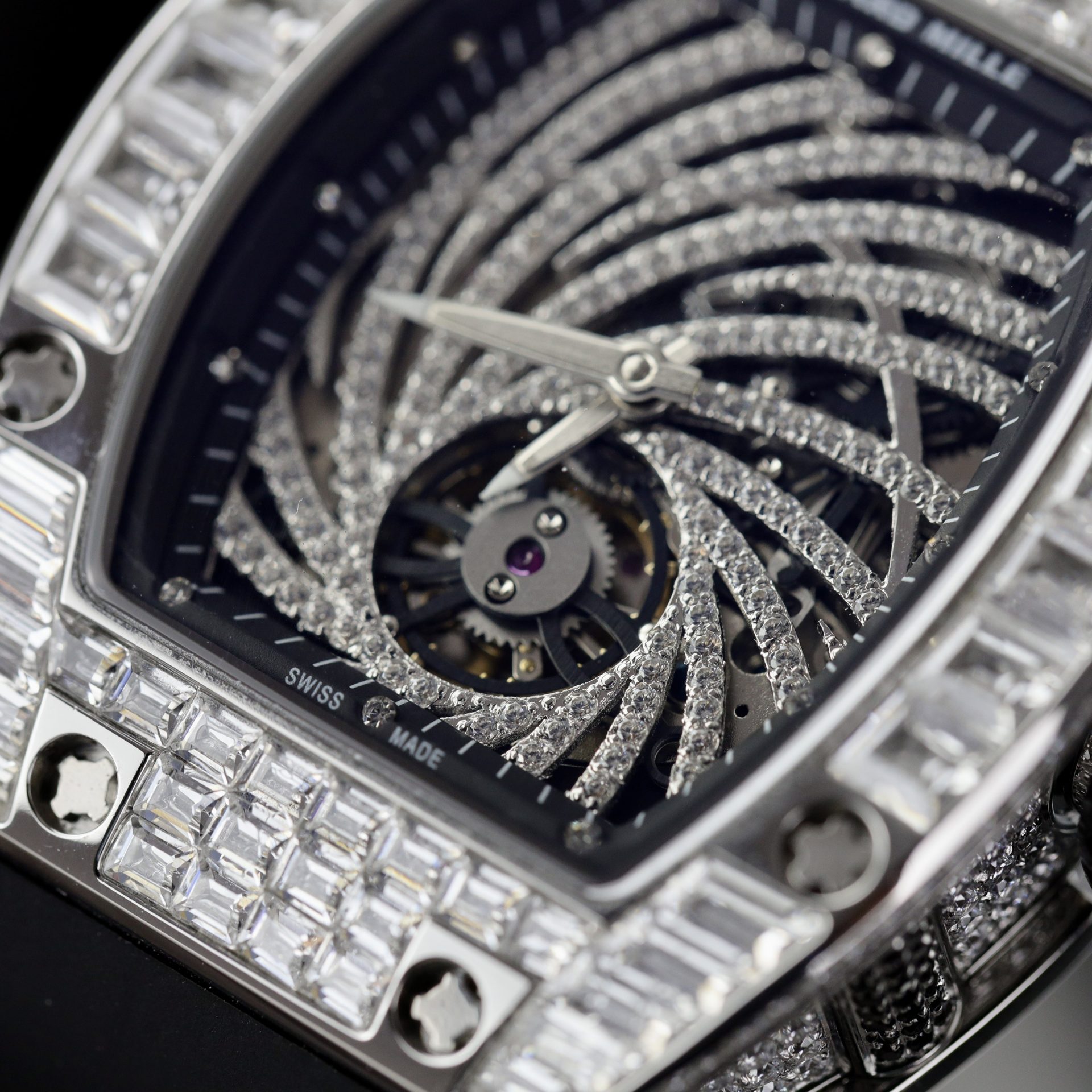 Richard Mille RM51 Replica 1:1 Watch With Full Diamond 40mm