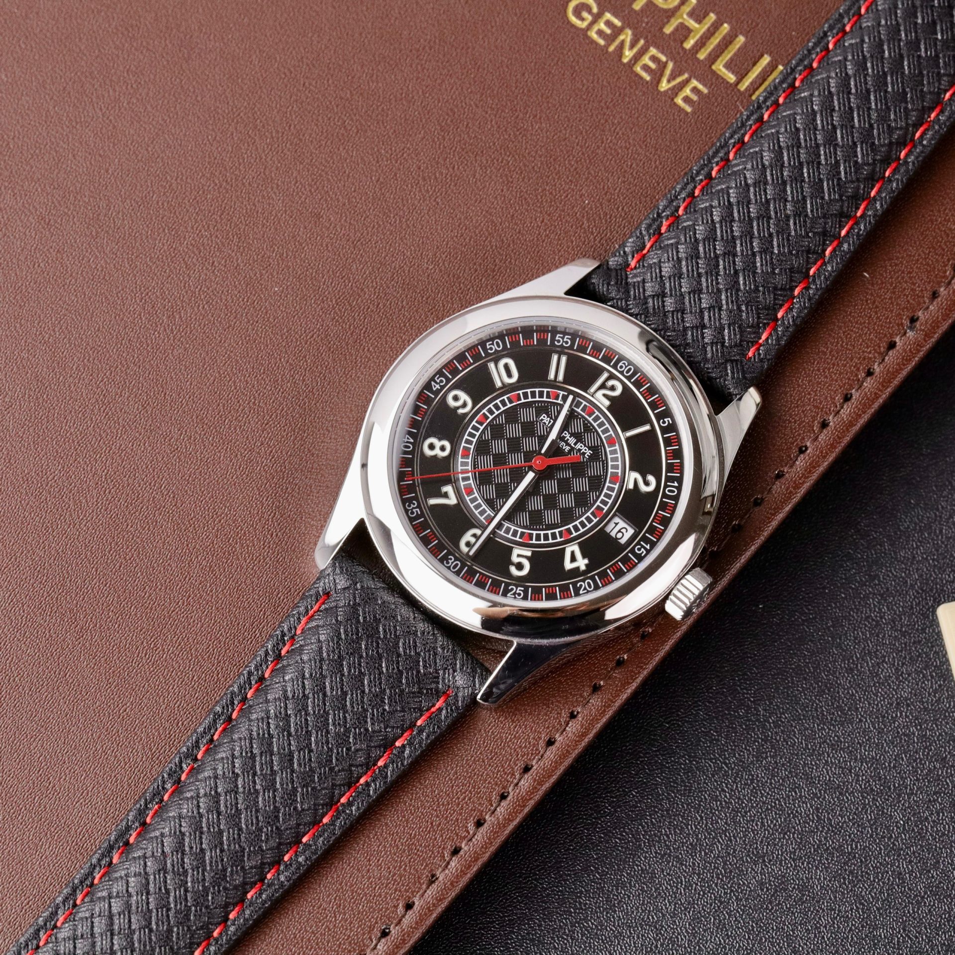 Patek Philippe Replica Watch Calatrava 6007G Leather Strap 40mm