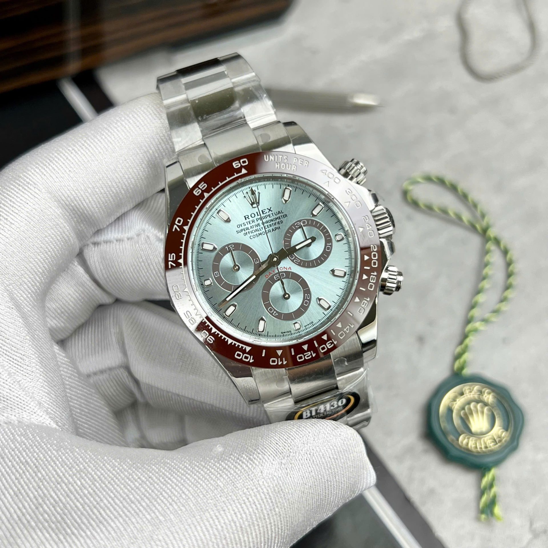 Rolex Daytona Replica 11 Watch Ice Blue Dial BT Factory 40mm