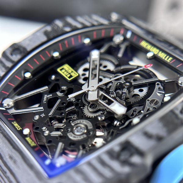 Richard Mille RM35-02 Custom Full Carbon Case Blue BBR 44mm
