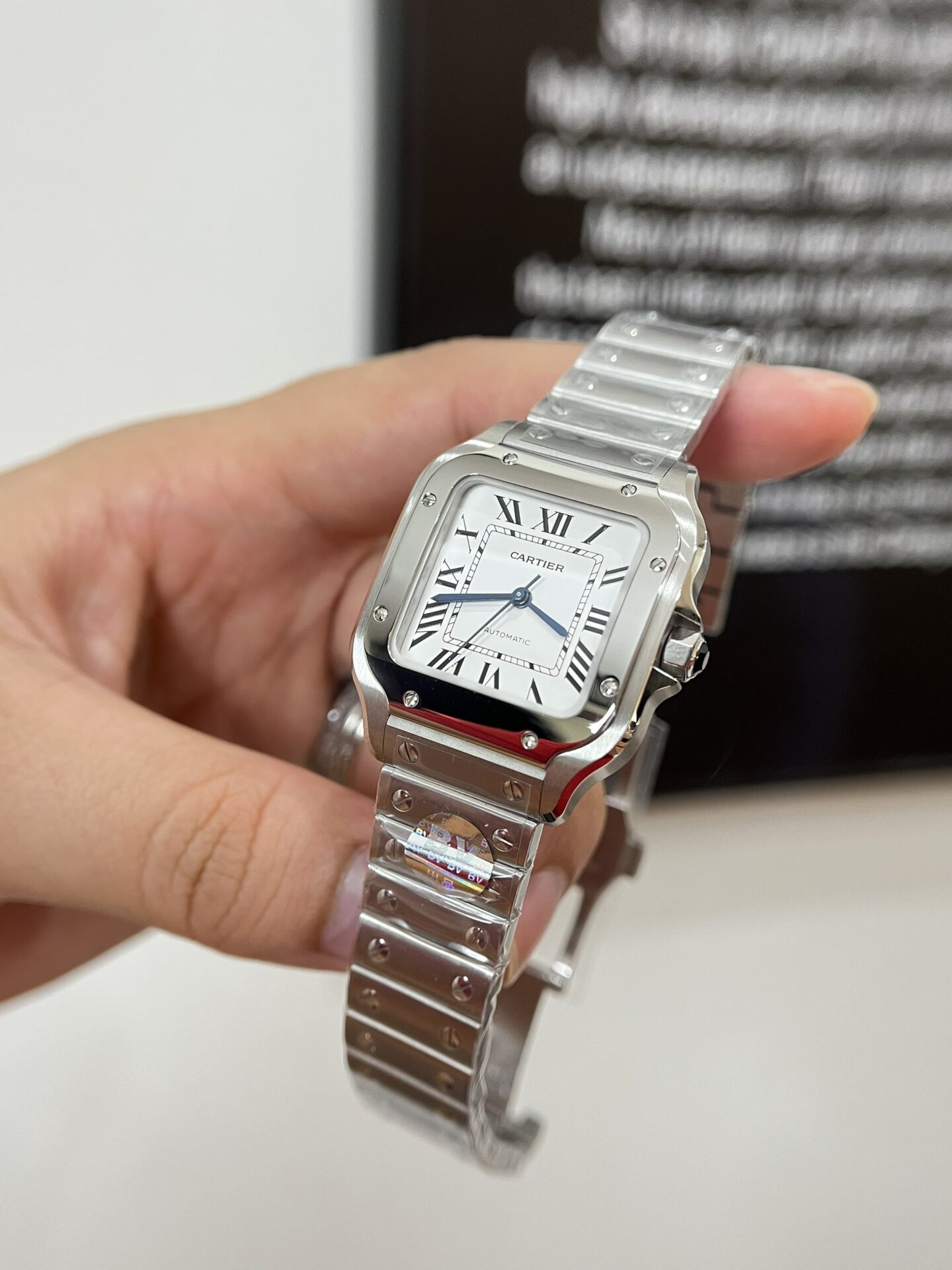 Cartier Santos WSSA0029 Replica 1:1 Watch BV Factory 35mm