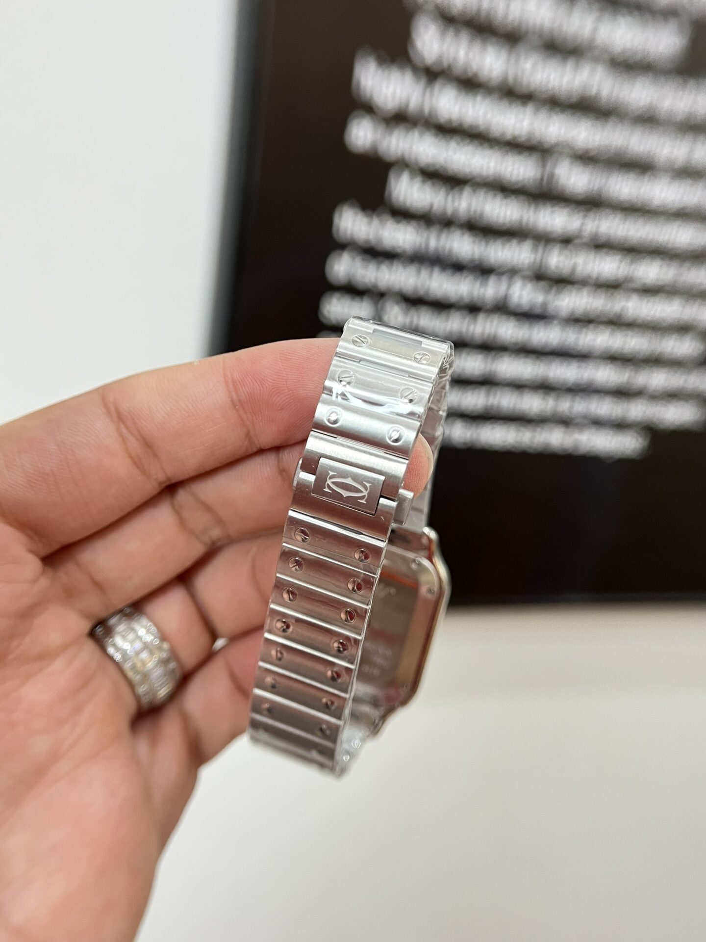 Cartier Santos WSSA0018 Replica 1:1 Watch White Dial 39.8mm