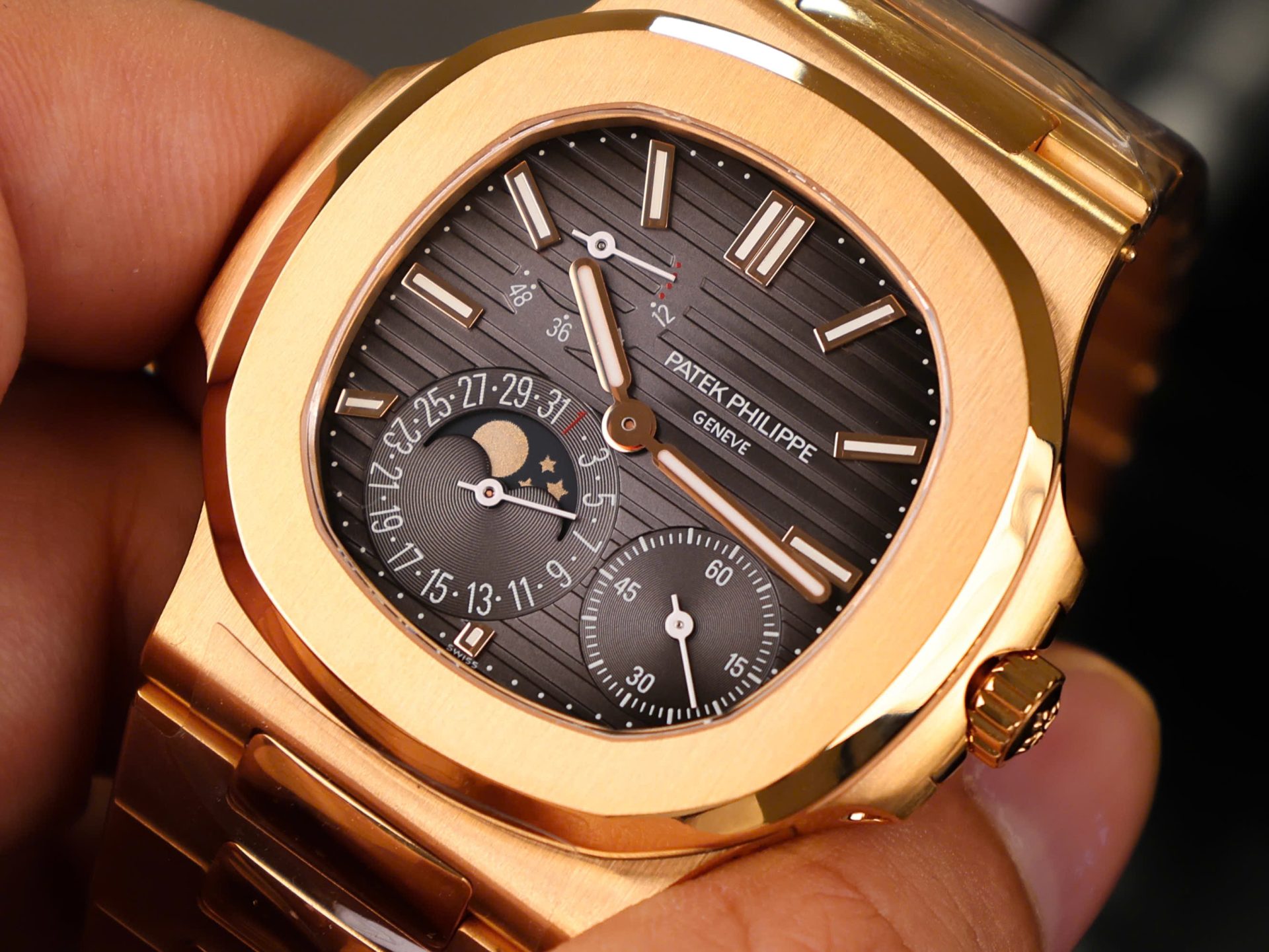 Patek Philippe Best Replica Watch Nautilus 5712 Gold Wrapped PPF Factory 40mm